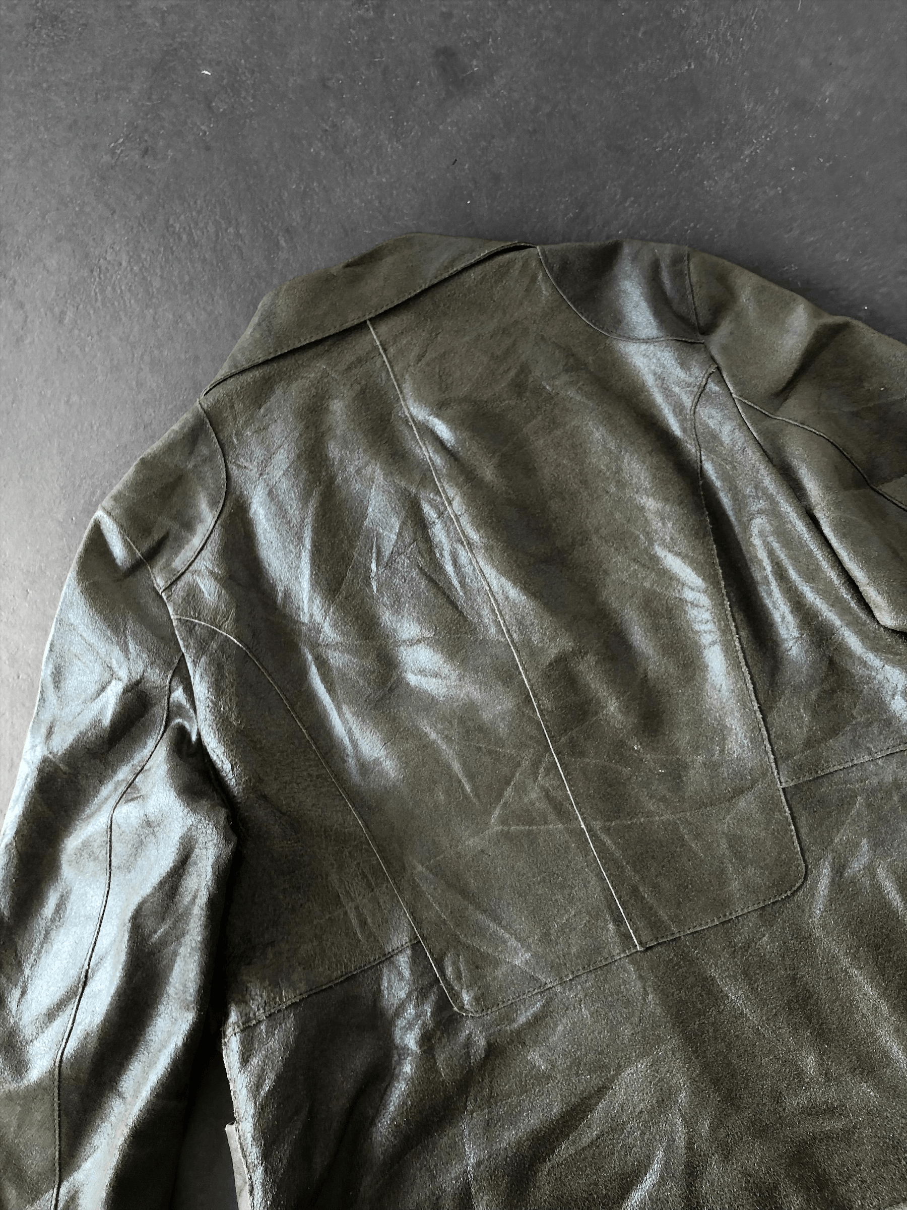 Japanese Brand VINTAGE GIANNI LO GIUDICE MILANO BUFFALO SKIN JACKET Size US S / EU 44-46 / 1 - 5 Thumbnail