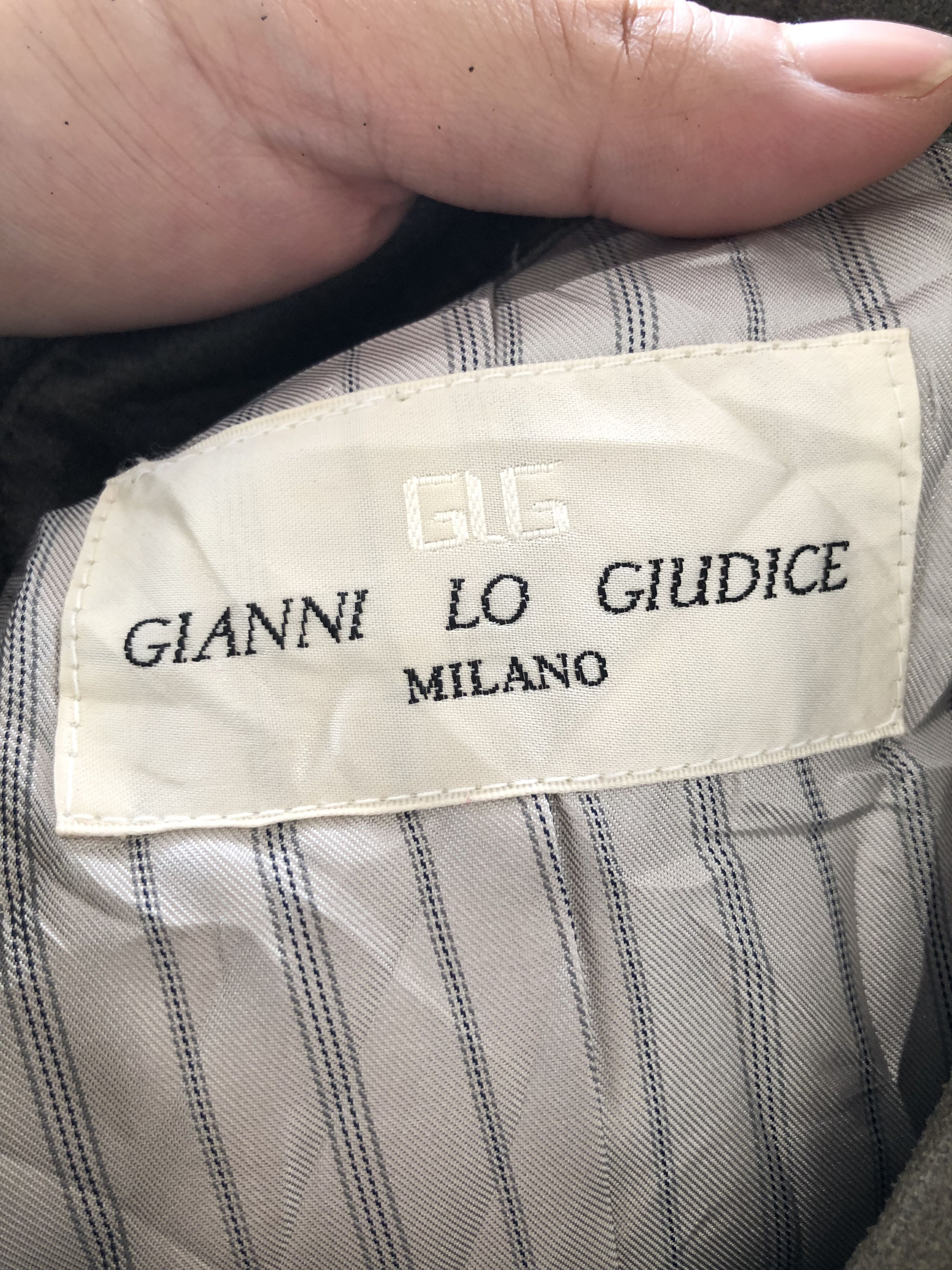 Japanese Brand VINTAGE GIANNI LO GIUDICE MILANO BUFFALO SKIN JACKET Size US S / EU 44-46 / 1 - 9 Thumbnail