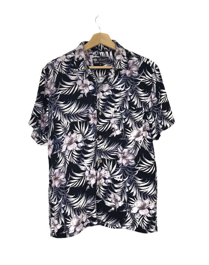 Hawaian Aloha Shirts Rayon Fullprint Floral Shirt