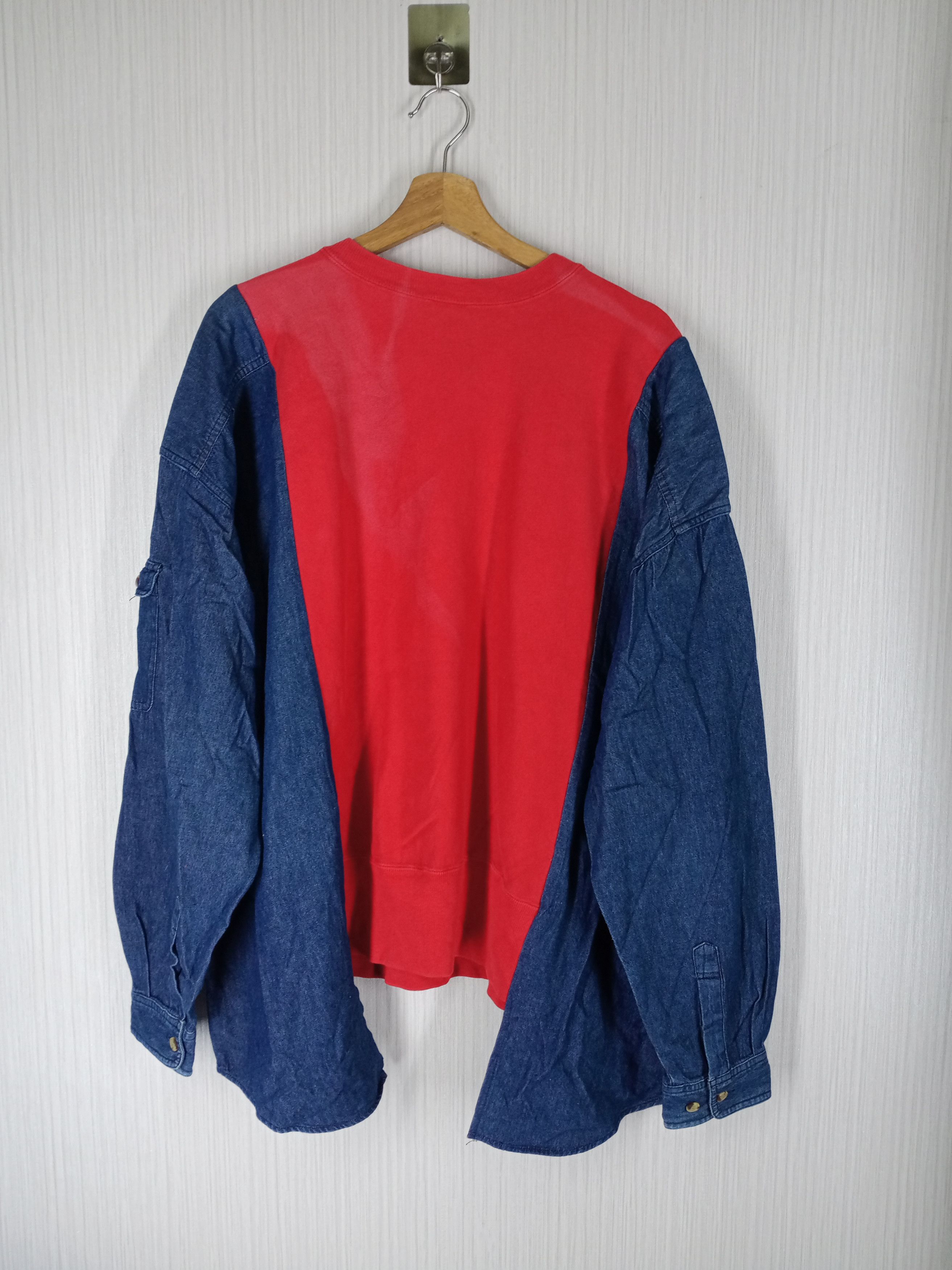Champion × Vintage Vintage Champion Reverse Weave NEBRASKA Custom Sweatshirt Size US XXL / EU 58 / 5 - 5 Thumbnail