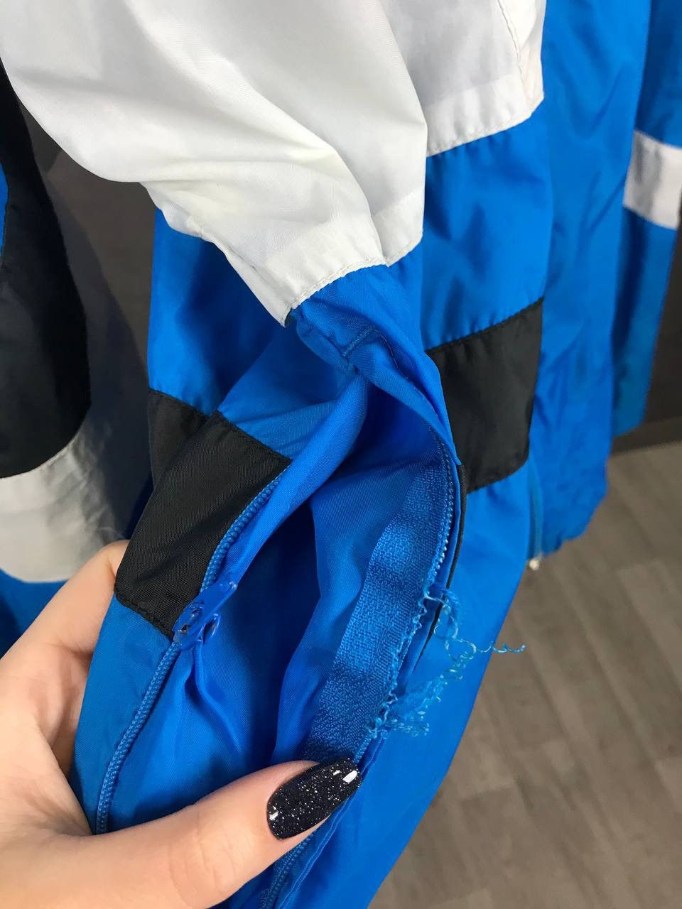 Nike × Vintage Nike swoosh streetwear vintage light jacket Size US XL / EU 56 / 4 - 7 Thumbnail