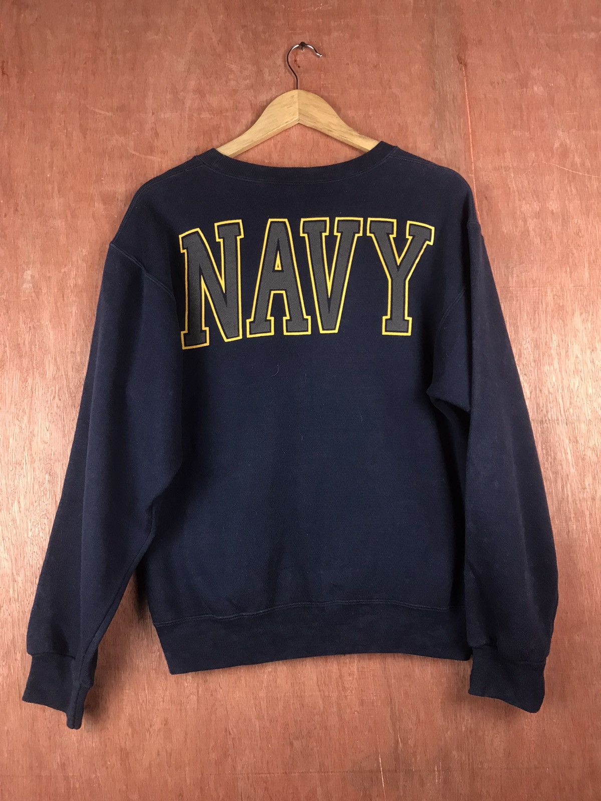 Vintage DLL US Navy big logo vintage american Sweatshirt #2722 Size US S / EU 44-46 / 1 - 7 Thumbnail