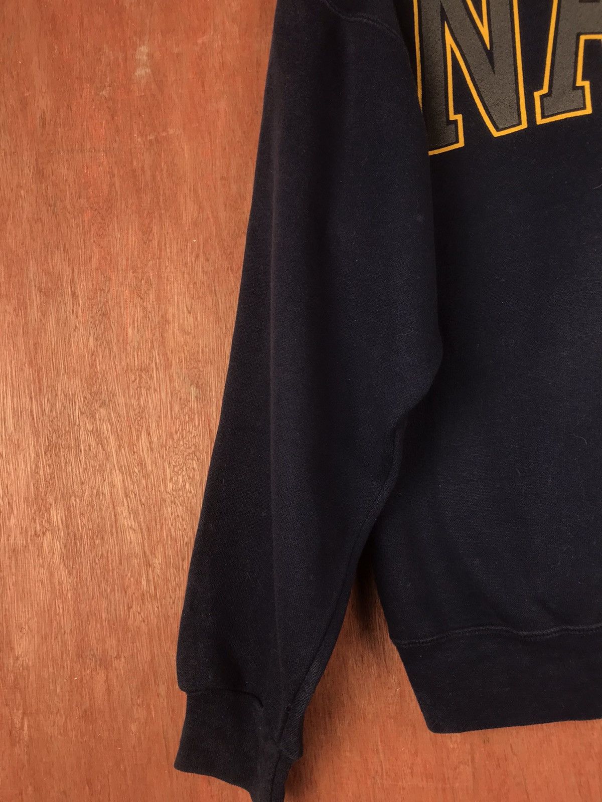 Vintage DLL US Navy big logo vintage american Sweatshirt #2722 Size US S / EU 44-46 / 1 - 8 Thumbnail