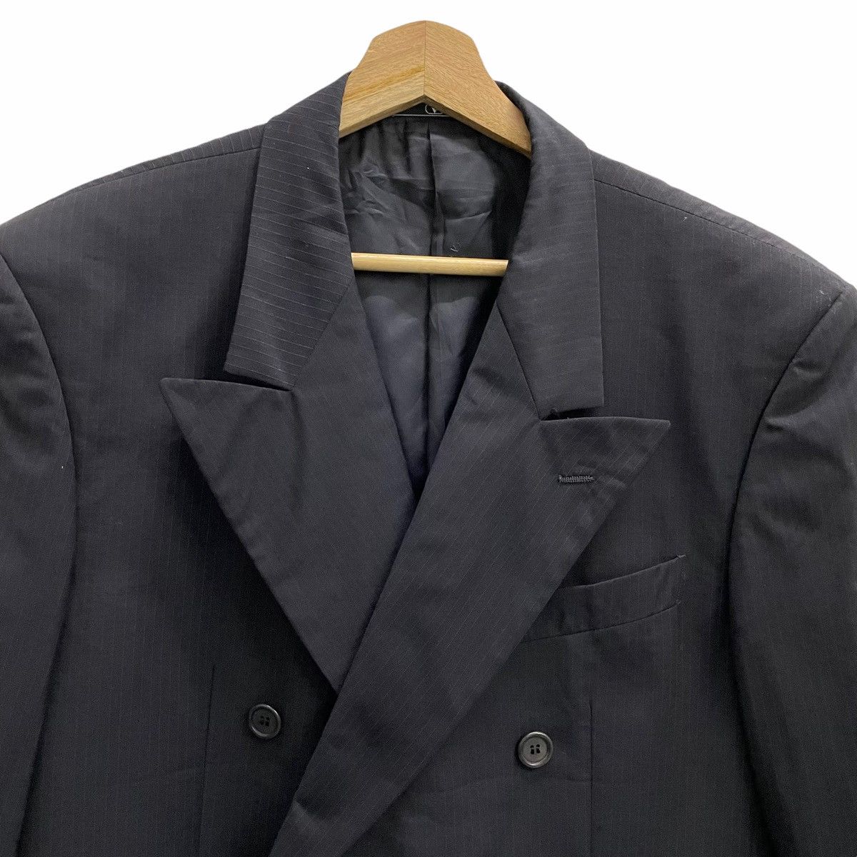 Designer × Valentino 🔥VALENTINO DOUBLE BREASTED BLAZER COAT Size 42R - 5 Thumbnail