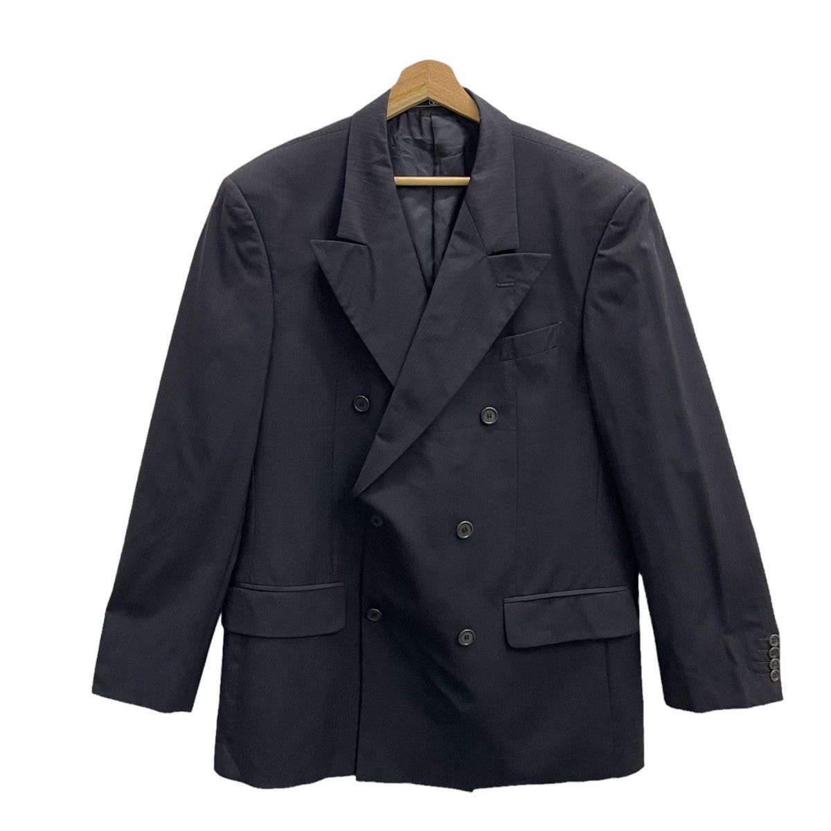 Designer × Valentino 🔥VALENTINO DOUBLE BREASTED BLAZER COAT Size 42R - 2 Thumbnail