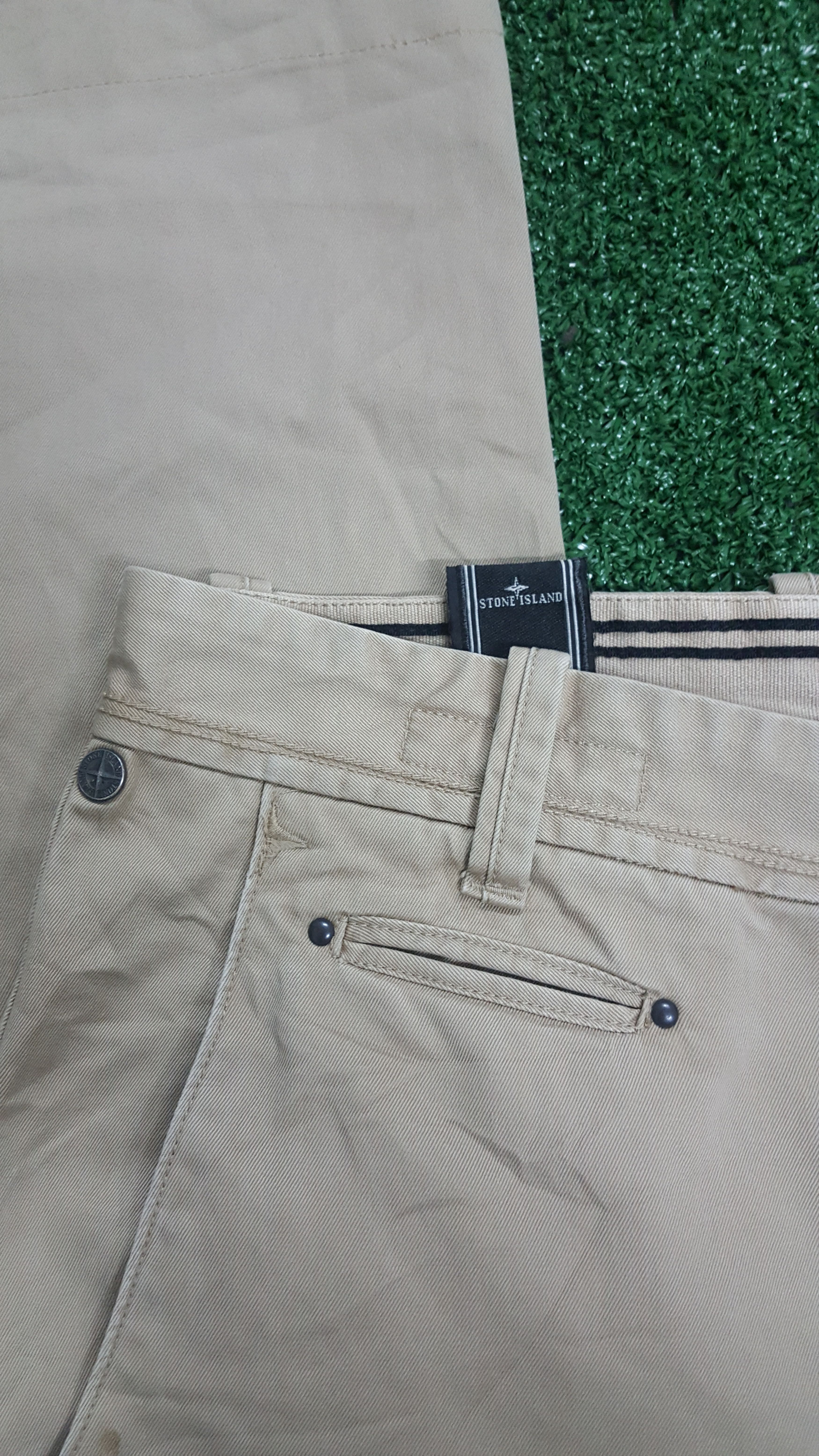 Stone Island × Vintage 📍LastDrop📍Vintage Stone Island Khaki Pants Size US 34 / EU 50 - 10 Thumbnail