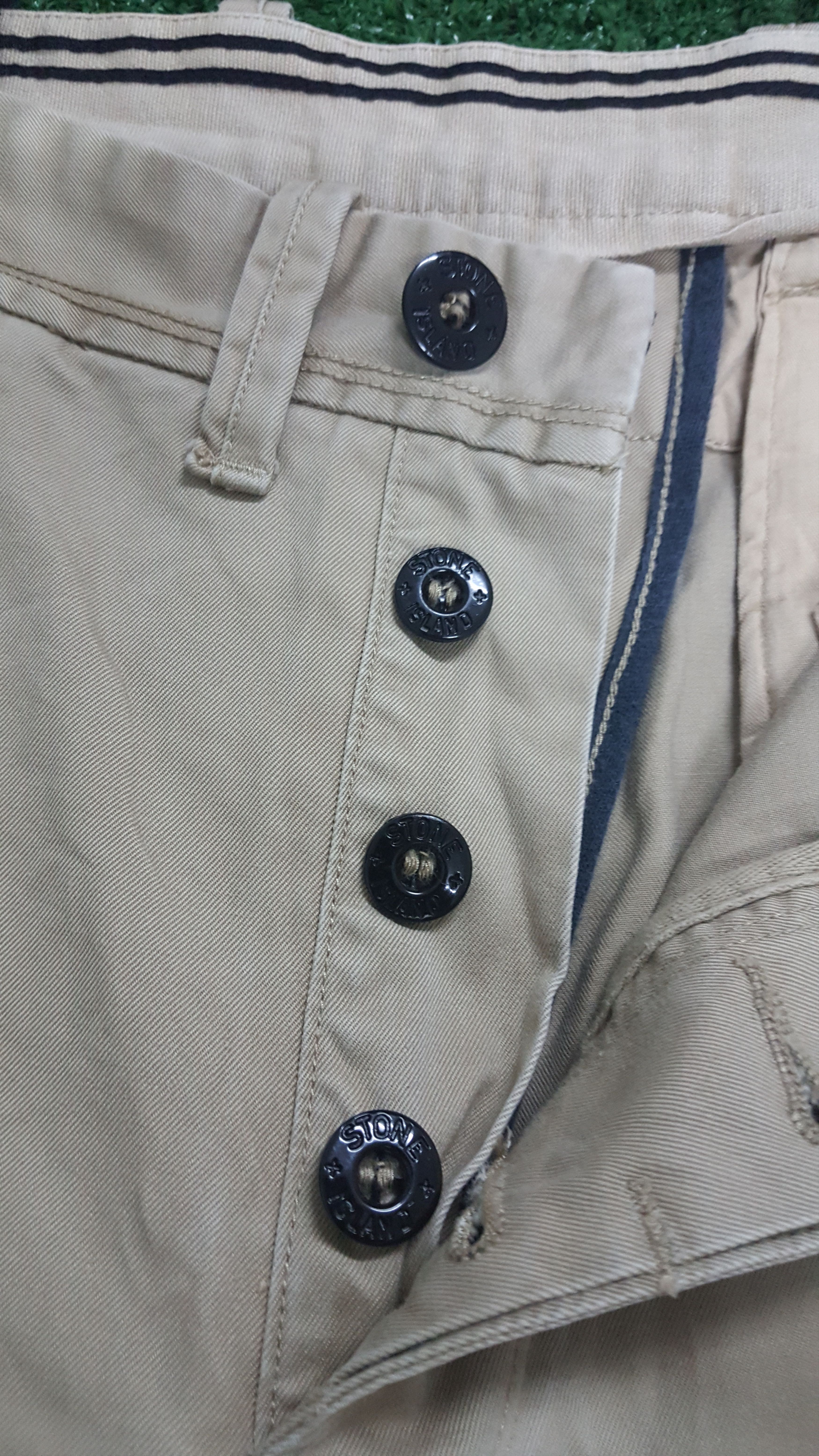 Stone Island × Vintage 📍LastDrop📍Vintage Stone Island Khaki Pants Size US 34 / EU 50 - 9 Thumbnail