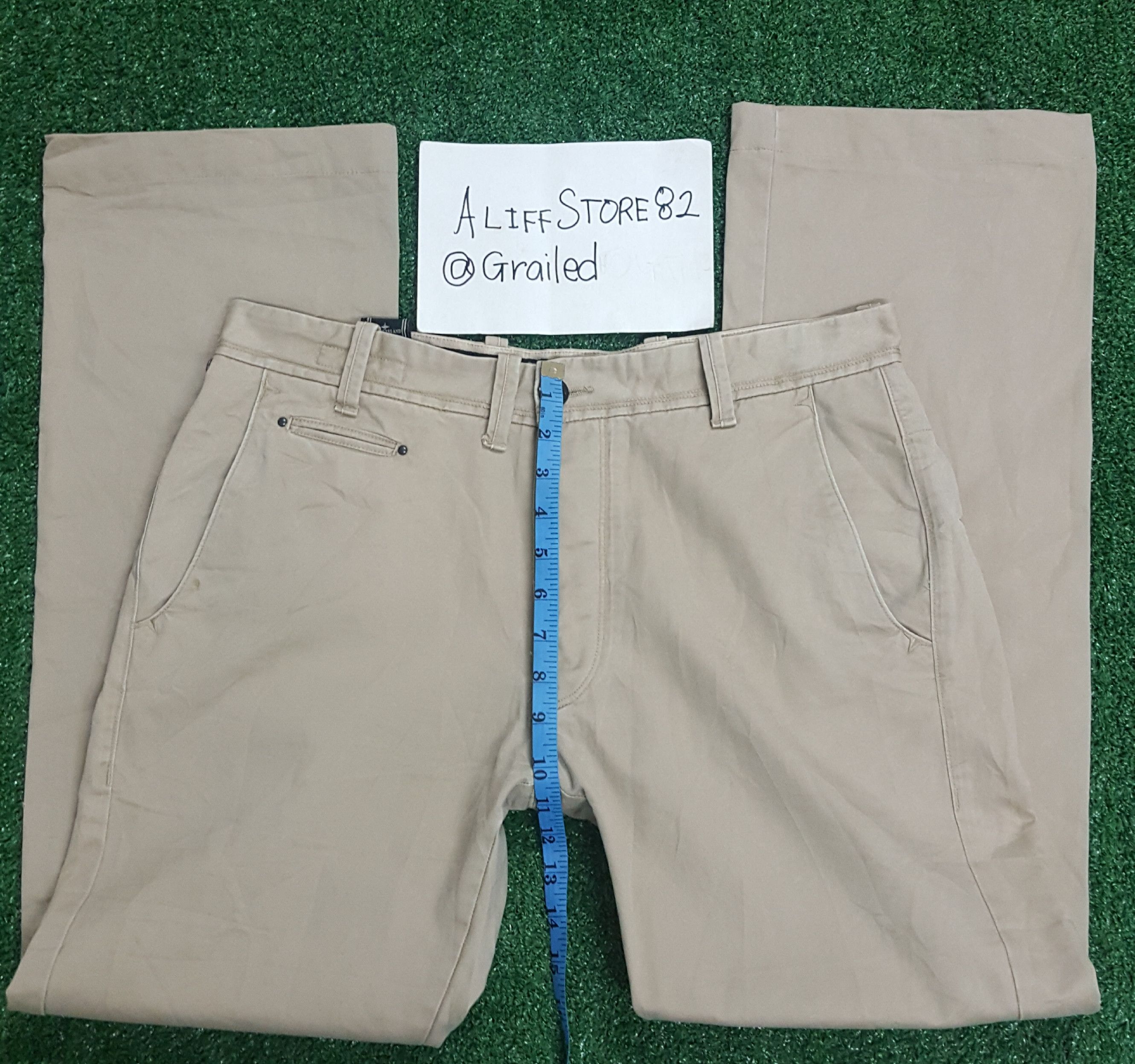 Stone Island × Vintage 📍LastDrop📍Vintage Stone Island Khaki Pants Size US 34 / EU 50 - 4 Thumbnail