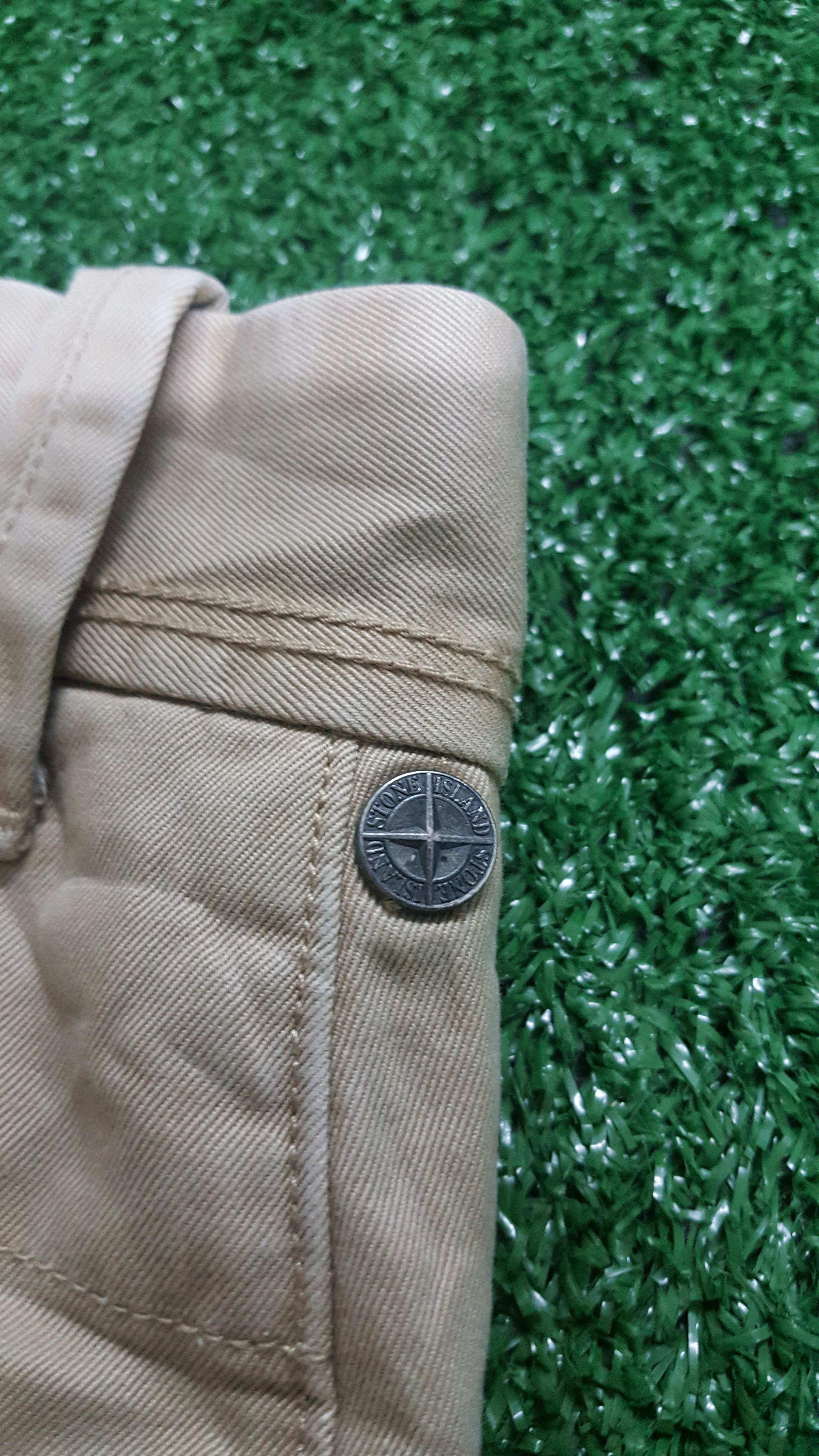 Stone Island × Vintage 📍LastDrop📍Vintage Stone Island Khaki Pants Size US 34 / EU 50 - 11 Thumbnail