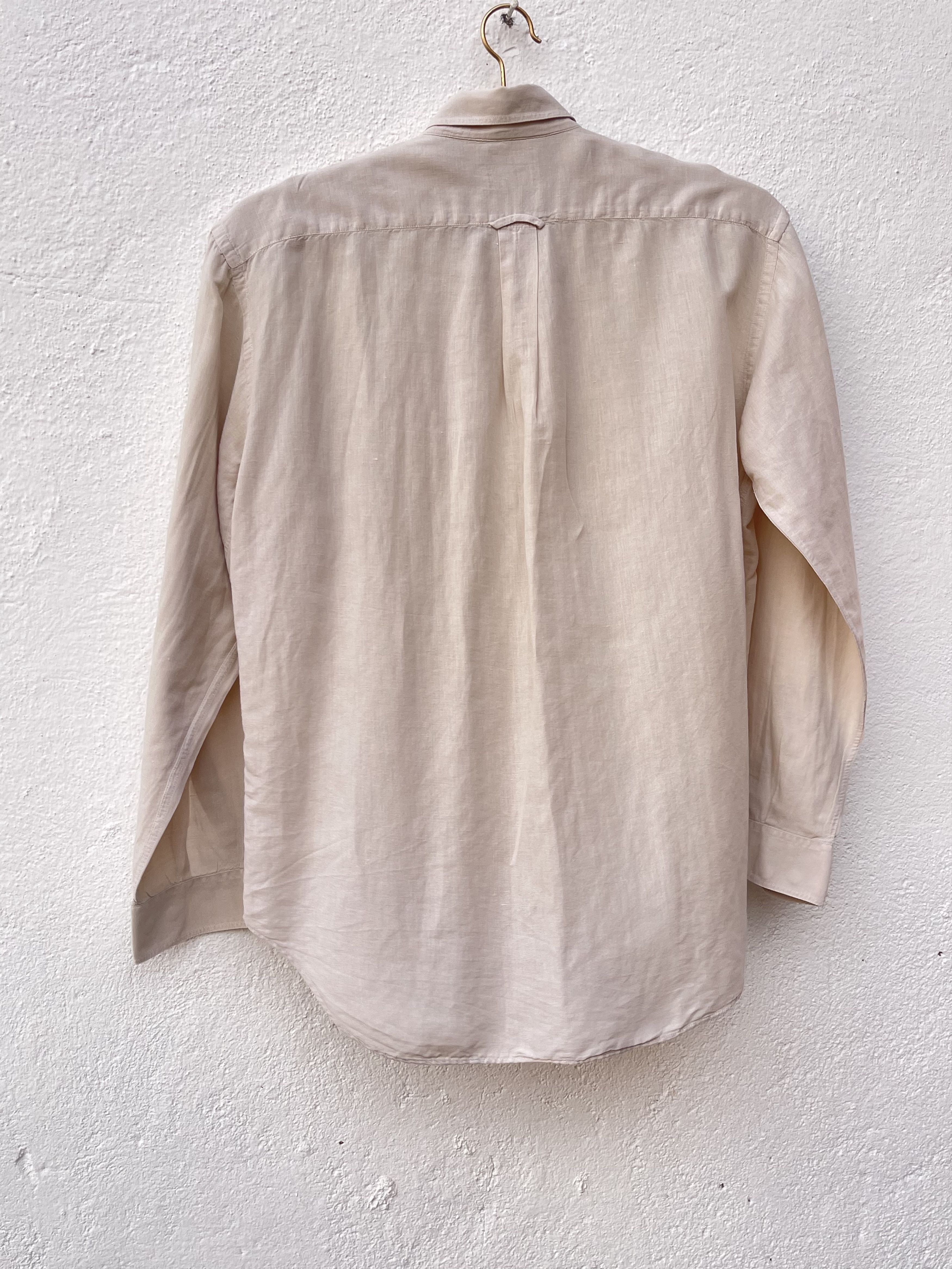 Burberry TB 🔥 Burberry shirt beige linen cotton size L Size US L / EU 52-54 / 3 - 5 Thumbnail