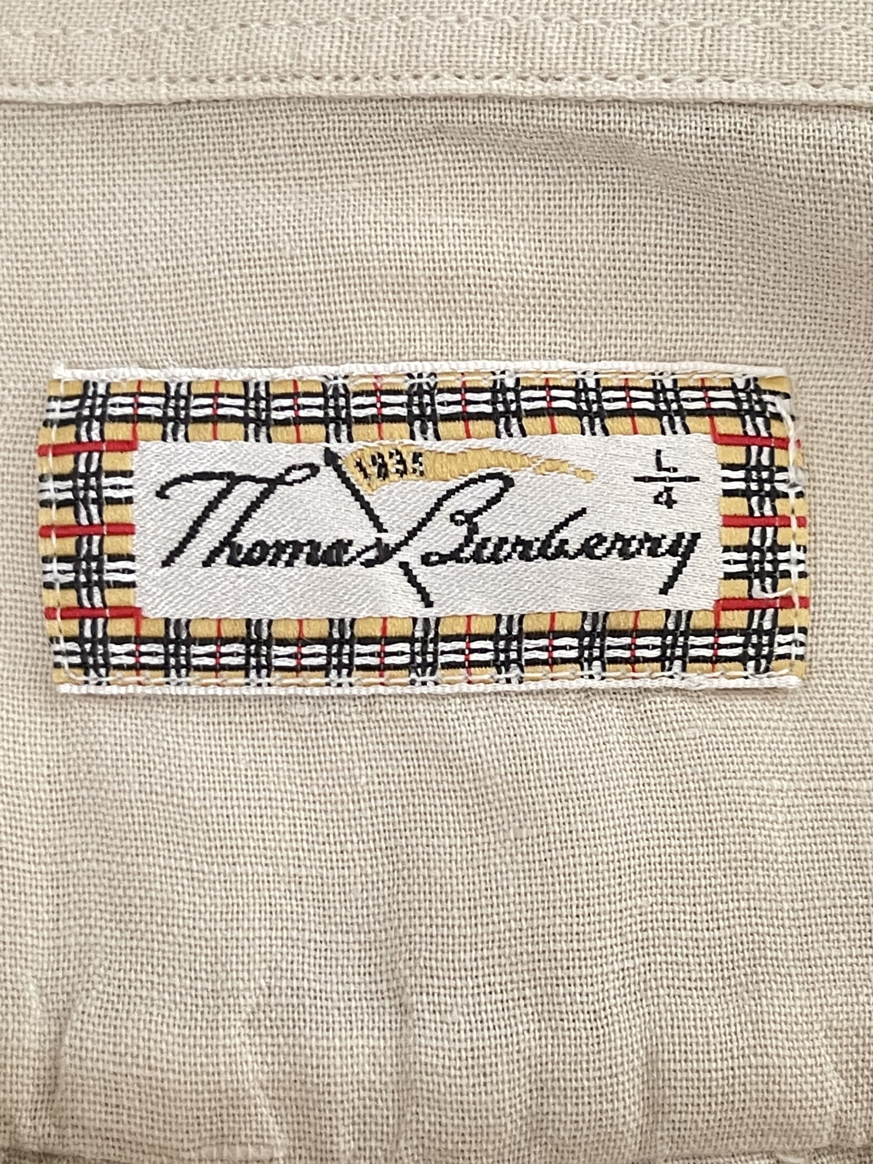 Burberry 🔥TB Burberry shirt linen and cotton beige size L Size US L / EU 52-54 / 3 - 6 Thumbnail