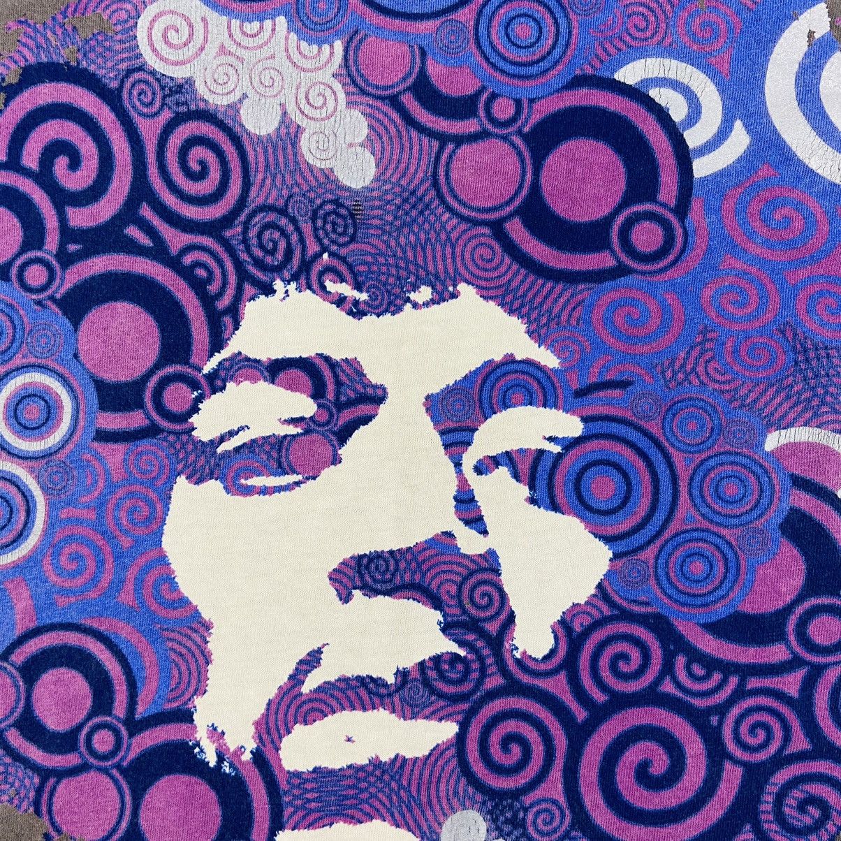 Band Tees JIMI HENDRIX LSD VISUALS RARE FADED Y2K TEE - 781 Size US XL / EU 56 / 4 - 5 Thumbnail