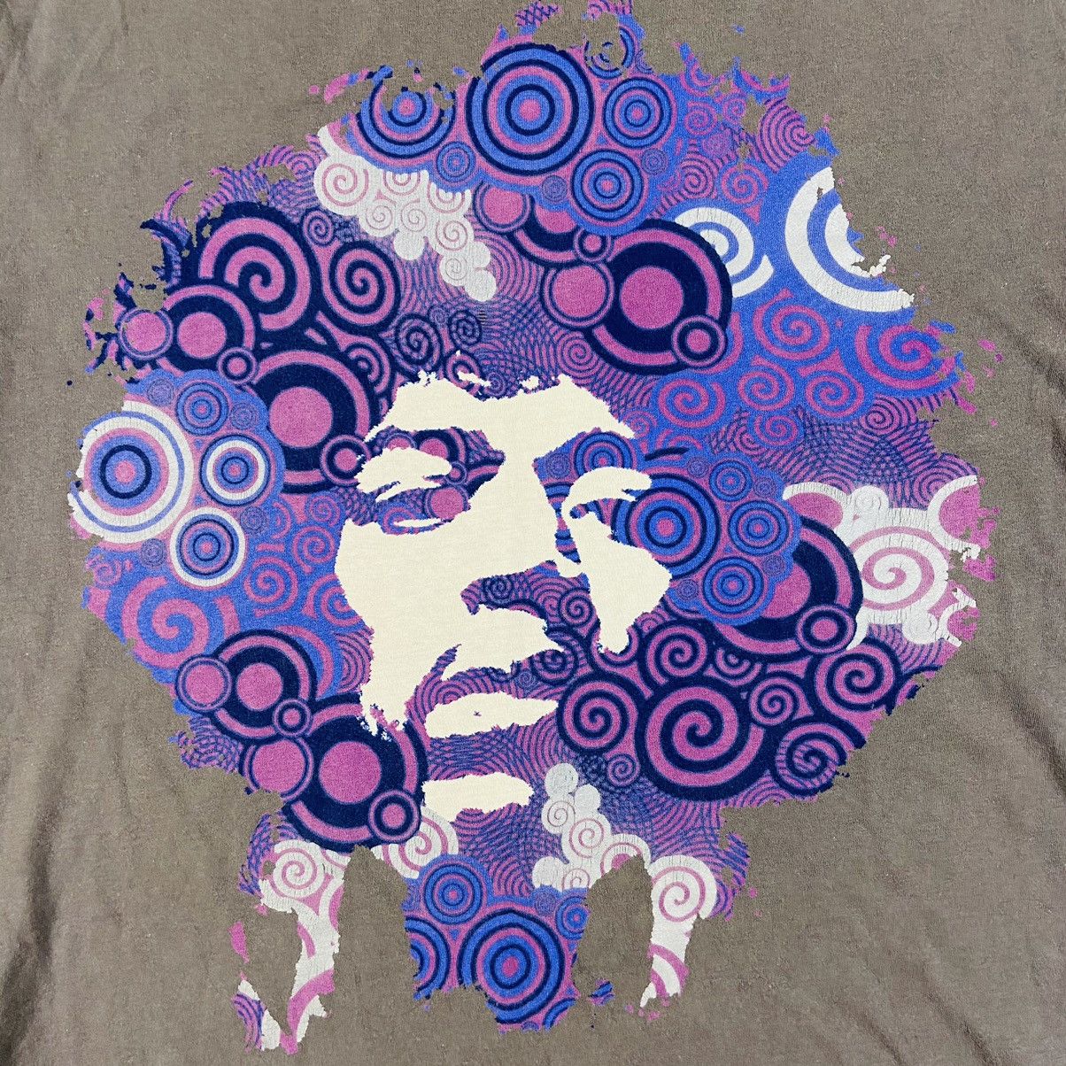 Band Tees JIMI HENDRIX LSD VISUALS RARE FADED Y2K TEE - 781 Size US XL / EU 56 / 4 - 2 Thumbnail