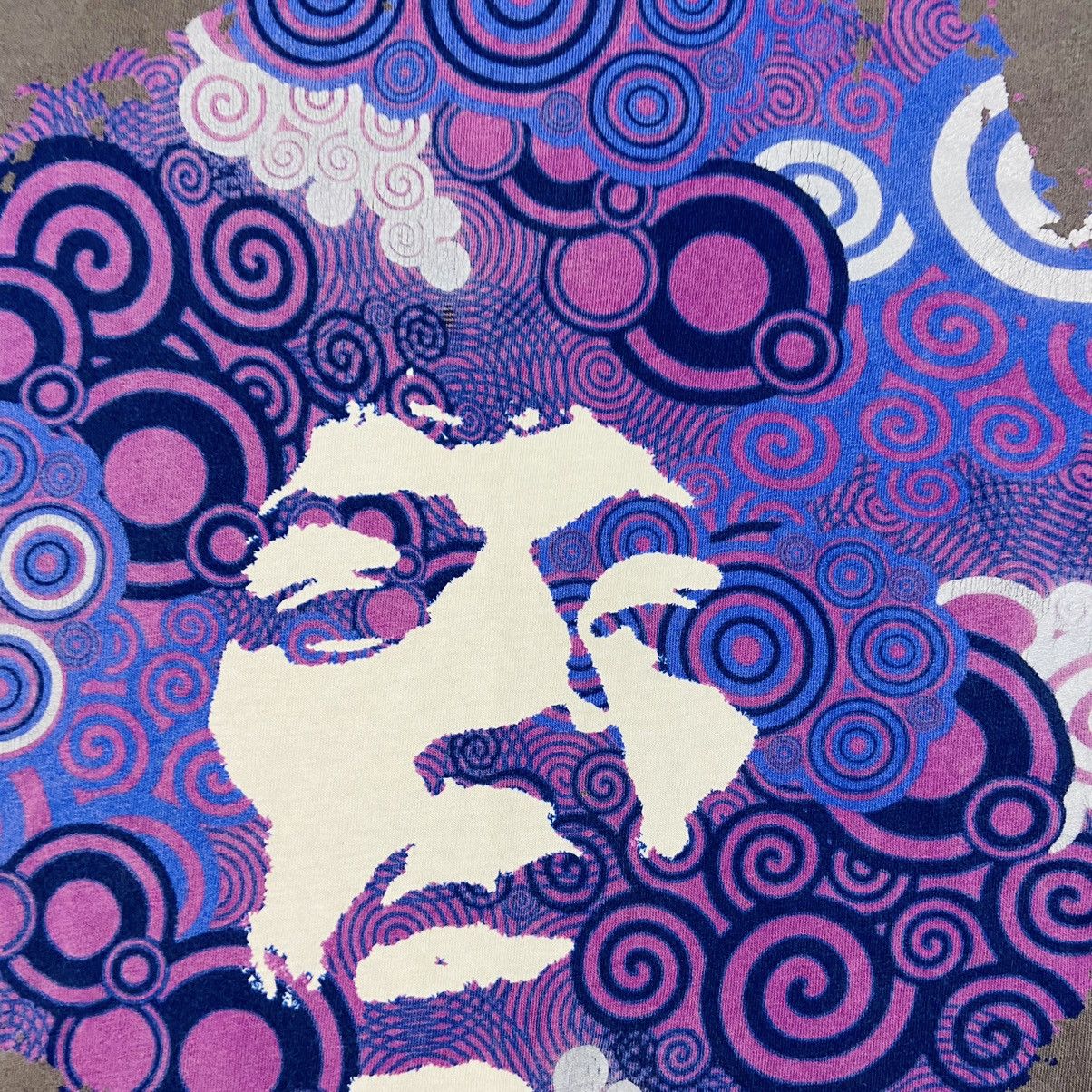 Band Tees JIMI HENDRIX LSD VISUALS RARE FADED Y2K TEE - 781 Size US XL / EU 56 / 4 - 4 Thumbnail