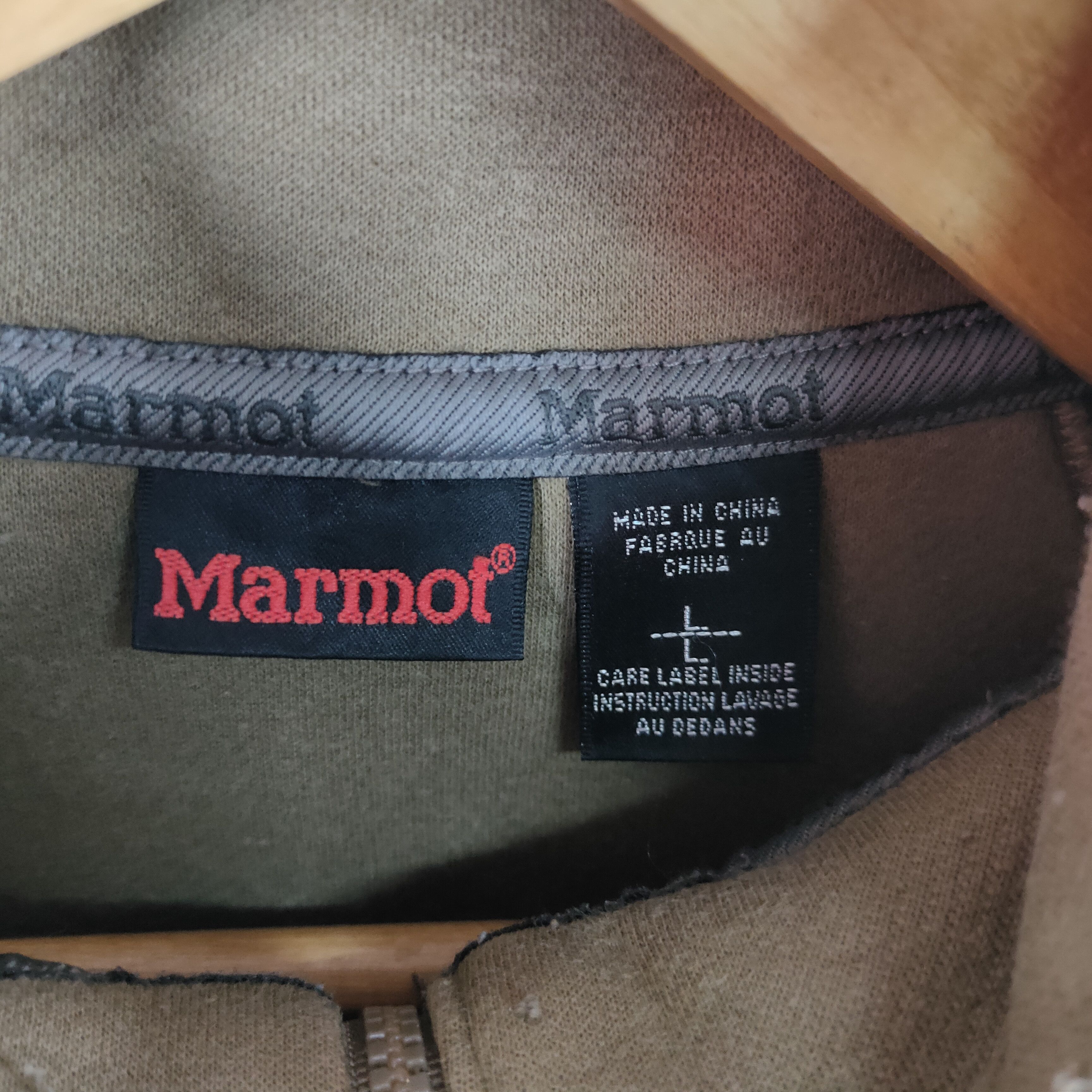 Marmot MARMOT Embroidery Spellout Neck Zipper Sweatshirt Size US L / EU 52-54 / 3 - 5 Thumbnail