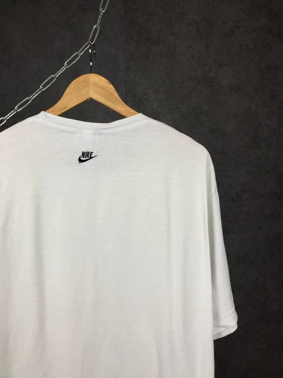 Nike × Vintage Nike swoosh streetwear vintage center logo tee Size US XL / EU 56 / 4 - 6 Thumbnail