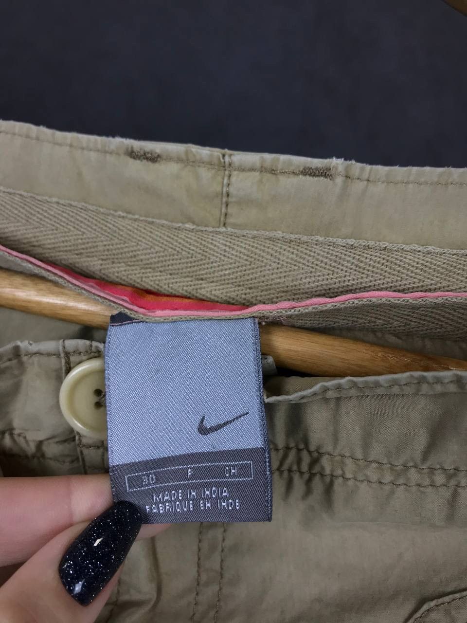 Nike × Vintage Nike swoosh streetwear vintage shorts Size US 30 / EU 46 - 4 Thumbnail