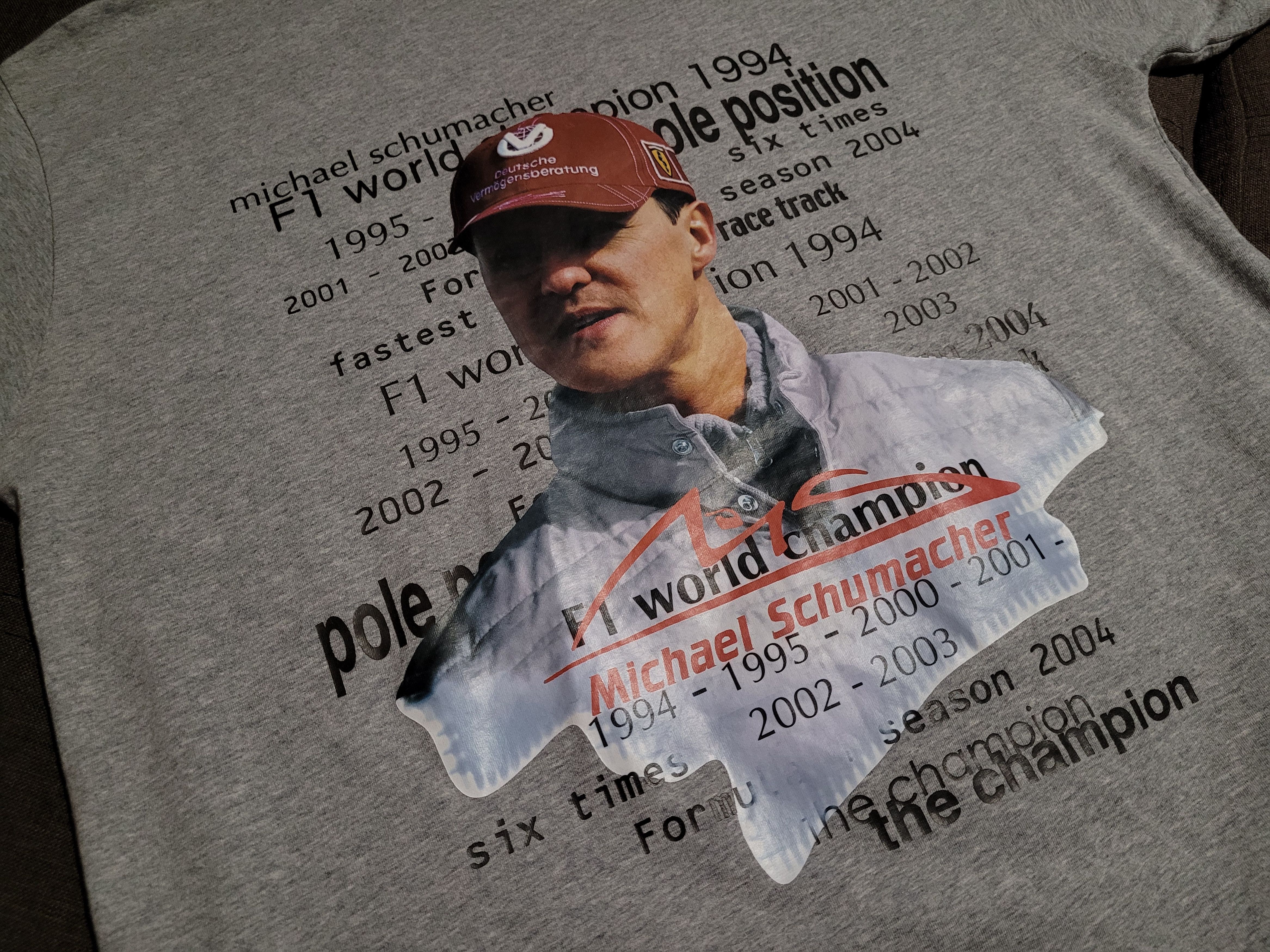 Ferrari Vintage Michael Schumacher tee racing Size US L / EU 52-54 / 3 - 1 Thumbnail