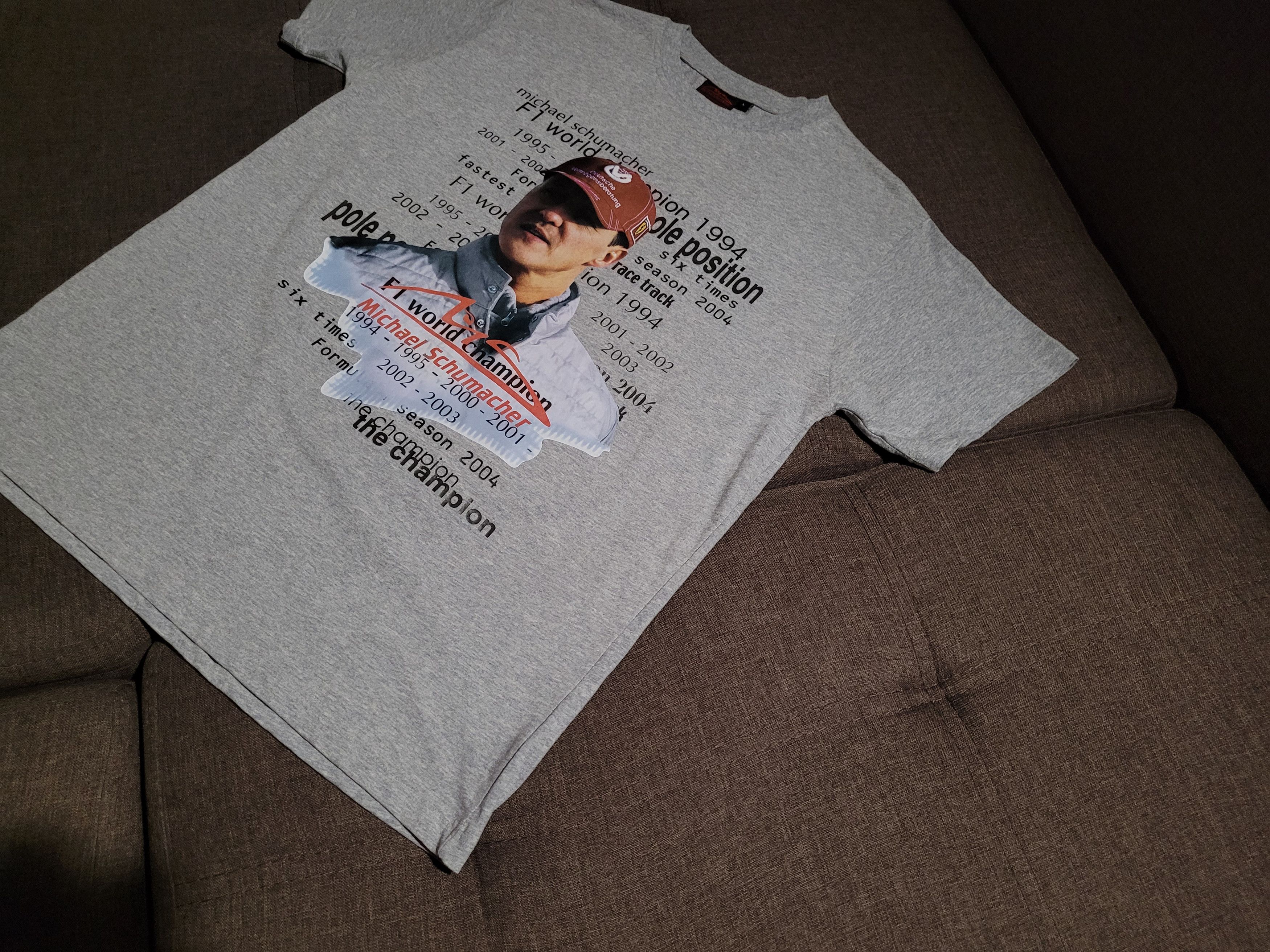 Ferrari Vintage Michael Schumacher tee racing Size US L / EU 52-54 / 3 - 4 Thumbnail