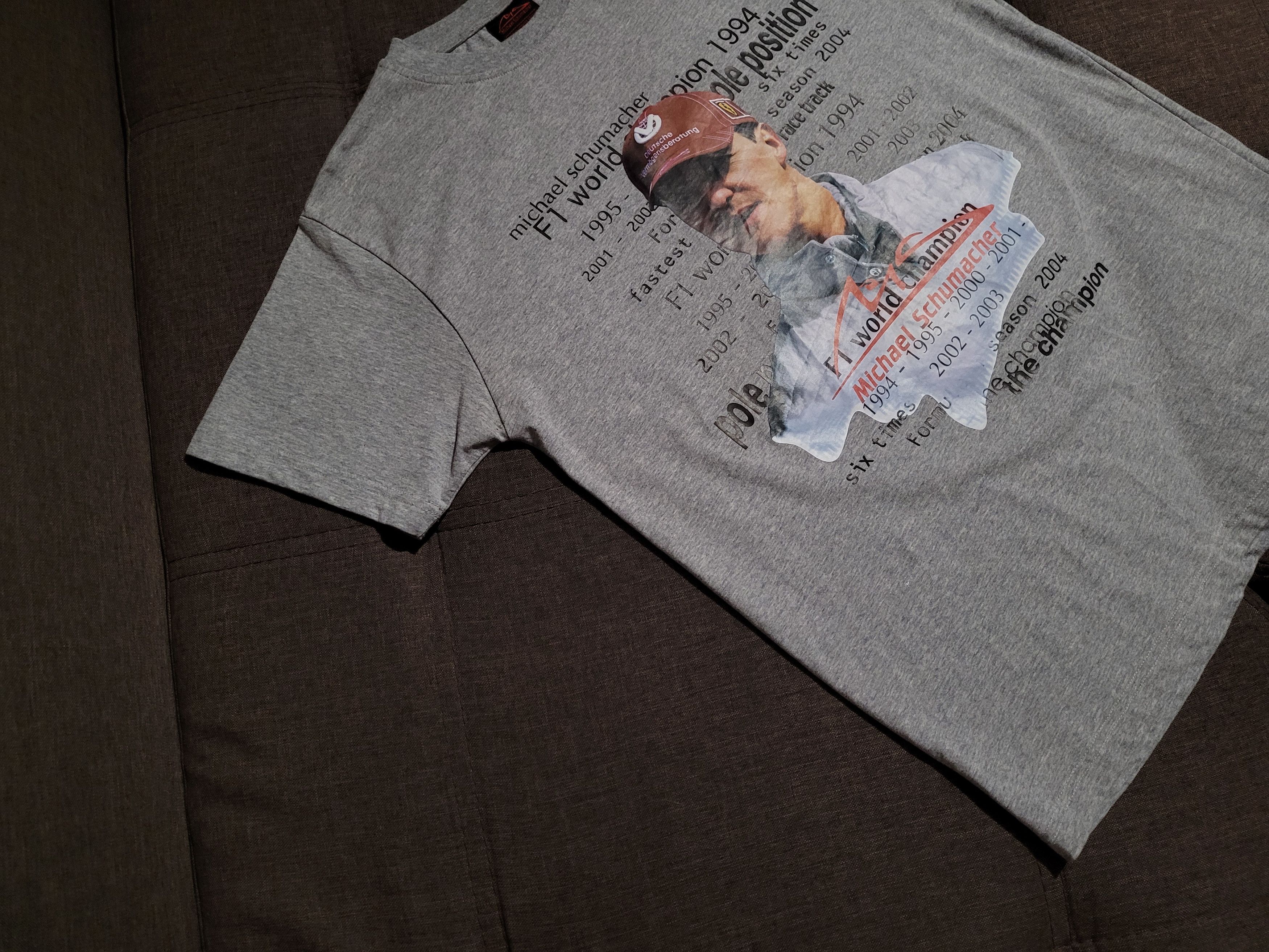 Ferrari Vintage Michael Schumacher tee racing Size US L / EU 52-54 / 3 - 3 Thumbnail