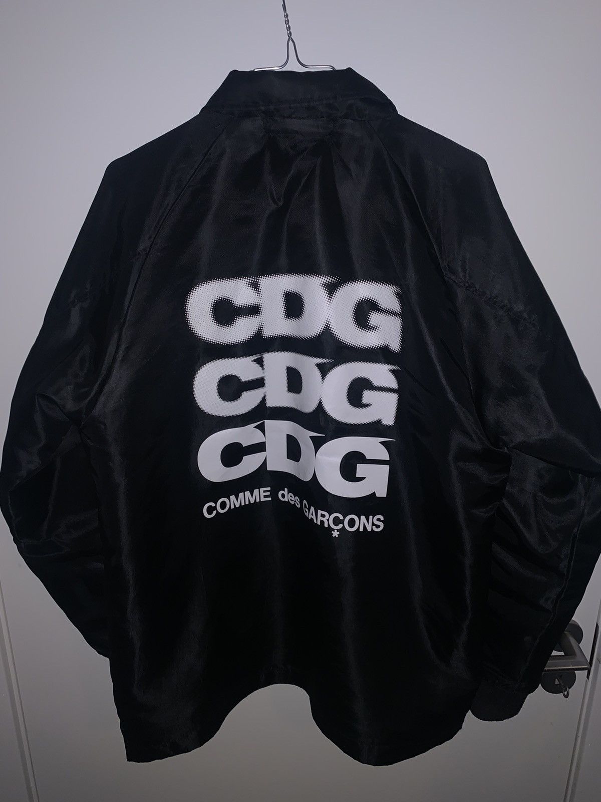 CDG CDG CDG MA-1 Bomber Jacket Asymmetrical Jacket | Grailed