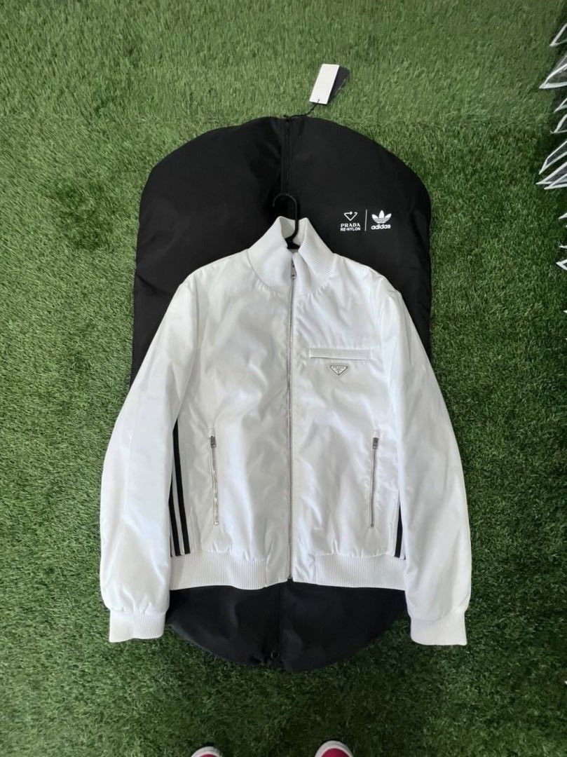 Adidas × Prada ADIDAS x PRADA Track Jacket - White Size US L / EU 52-54 / 3 - 8 Thumbnail