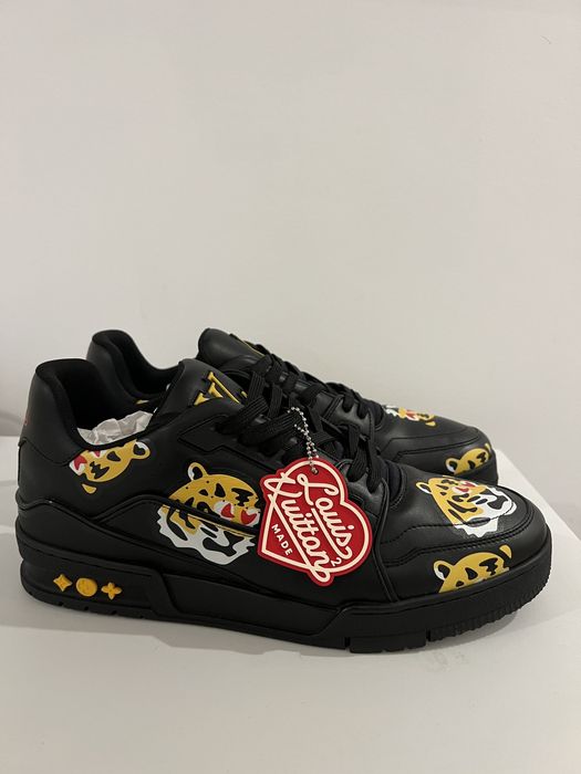 LOUIS VUITTON (SOLD OUT) - LV Trainer X Nigo Black Denim - Size 10