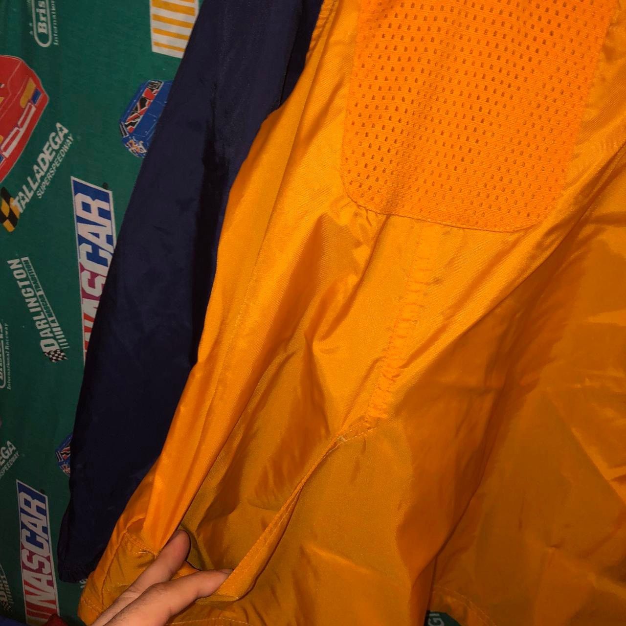 Adidas 90s Adidas center logo windbreaker hoodie 1/4 zip anorak Size US L / EU 52-54 / 3 - 3 Thumbnail