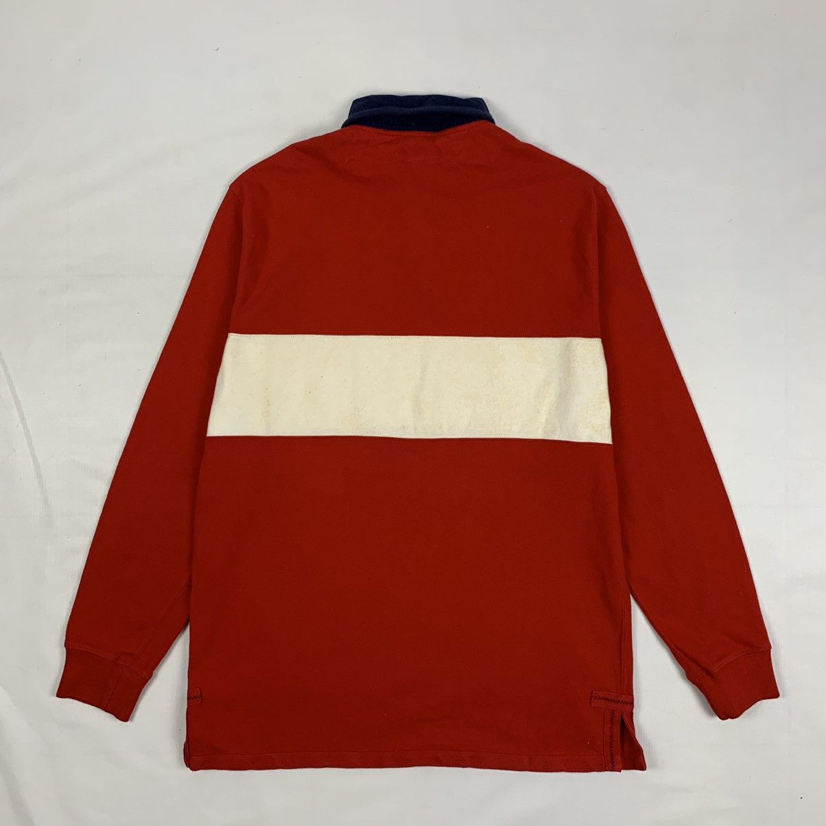 Polo Ralph Lauren Vintage Polo Ralph Lauren Long Sleeve Rugby Shirt Size US M / EU 48-50 / 2 - 8 Thumbnail