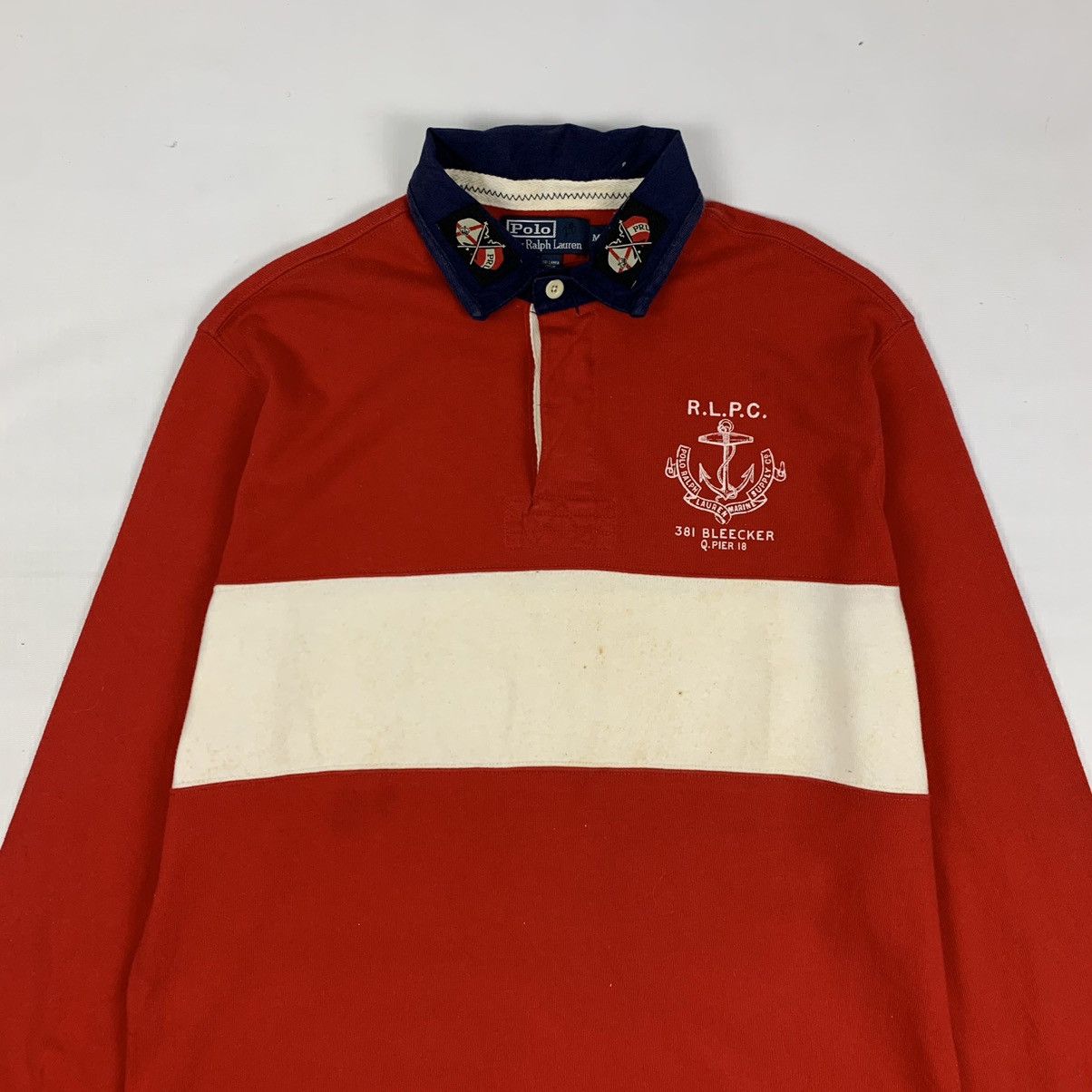 Polo Ralph Lauren Vintage Polo Ralph Lauren Long Sleeve Rugby Shirt Size US M / EU 48-50 / 2 - 4 Thumbnail