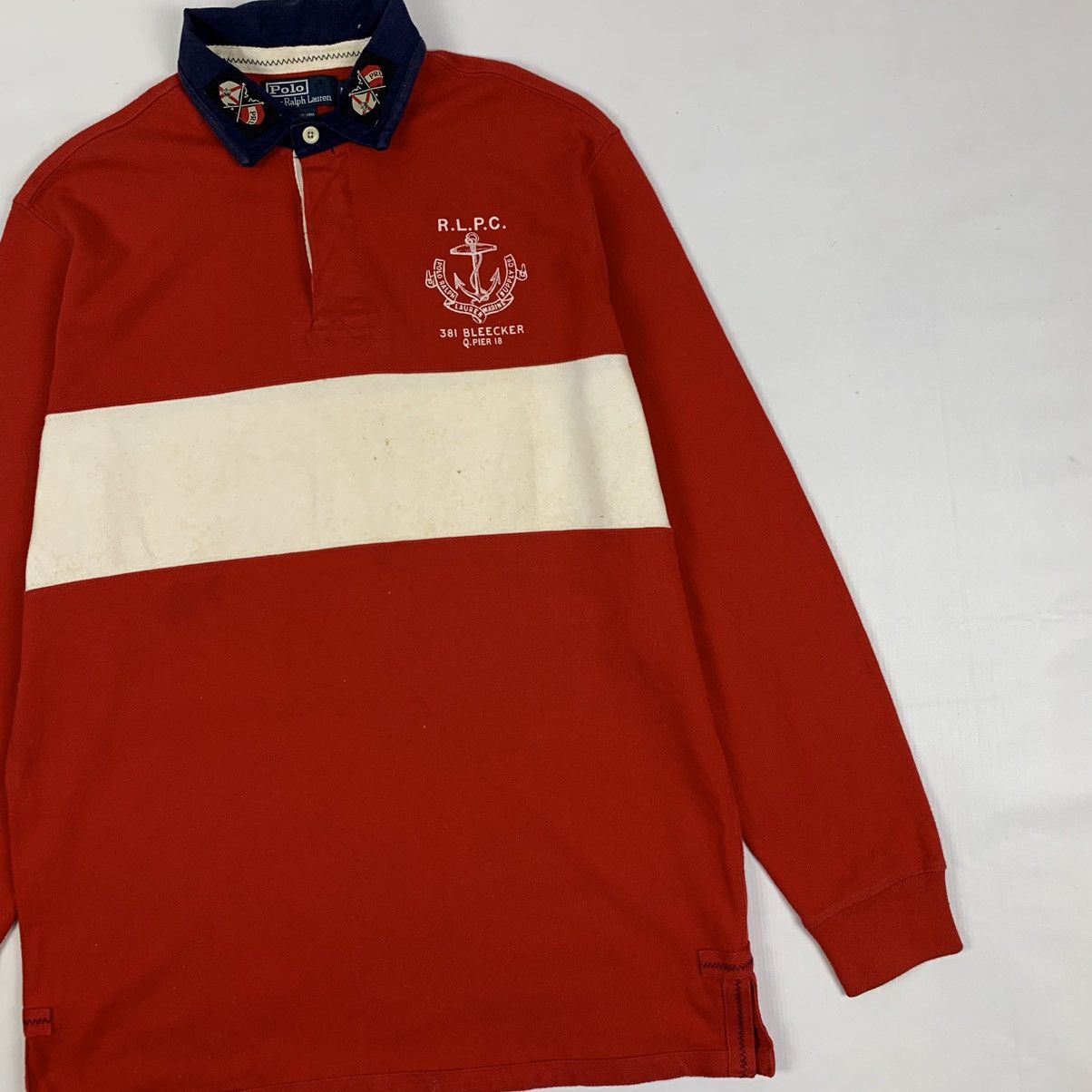 Polo Ralph Lauren Vintage Polo Ralph Lauren Long Sleeve Rugby Shirt Size US M / EU 48-50 / 2 - 3 Thumbnail