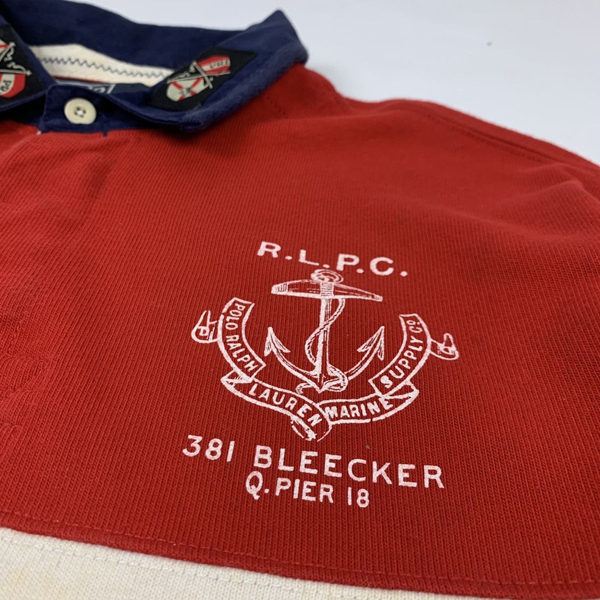 Polo Ralph Lauren Vintage Polo Ralph Lauren Long Sleeve Rugby Shirt Size US M / EU 48-50 / 2 - 6 Thumbnail