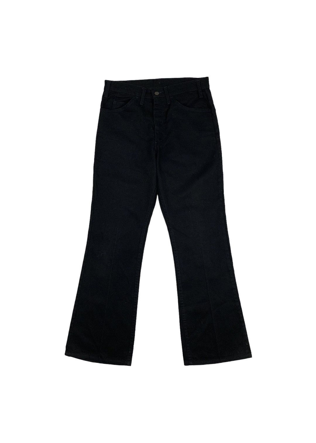 Levi's Vintage Levi’s Sta-Prest Big E Bootcut Denim Jeans Pants Size US 31 - 1 Thumbnail
