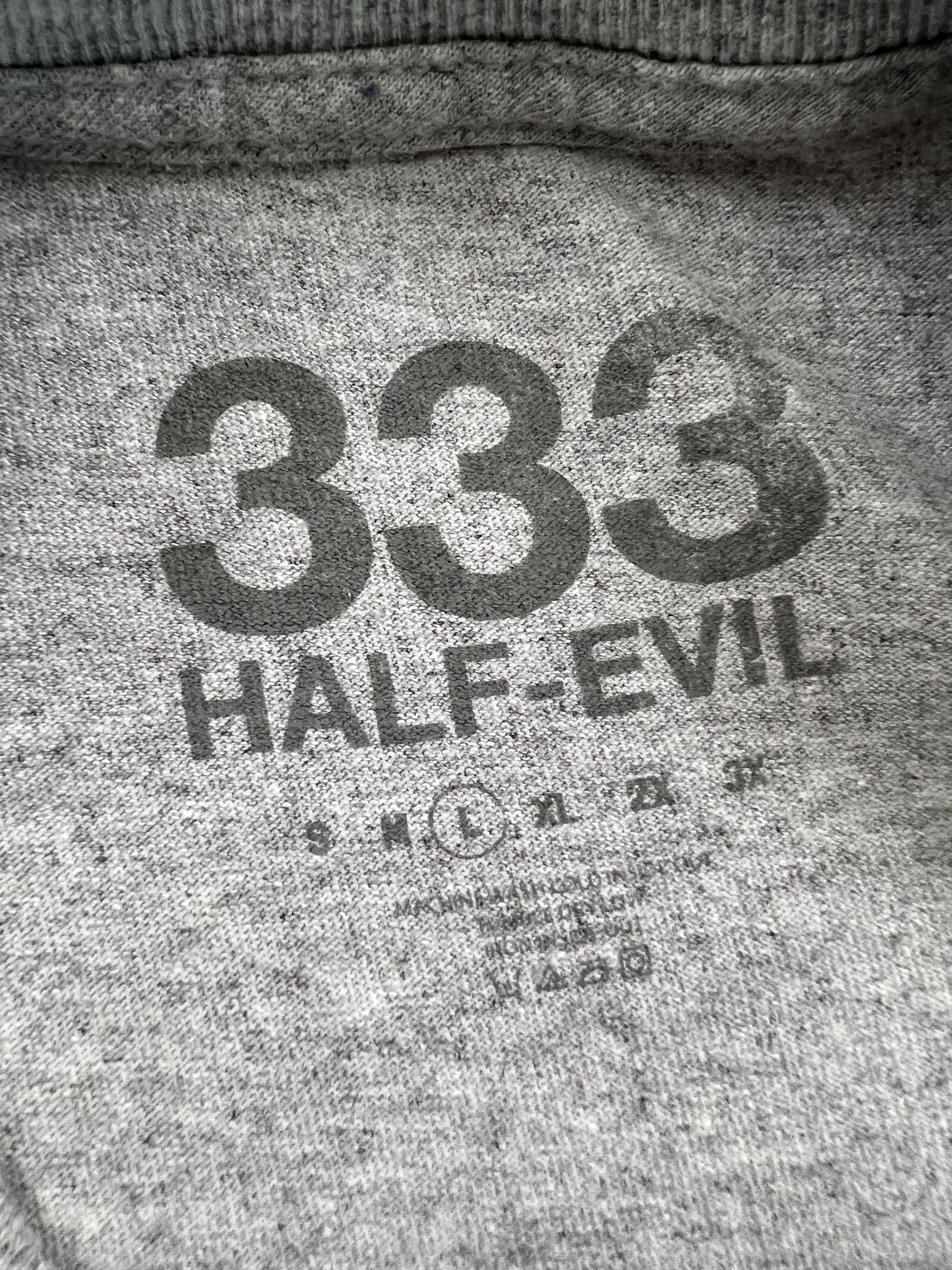 Half Evil Half Evil Grey Gothic Logo Tee Large 333 Absent FTP Size US L / EU 52-54 / 3 - 4 Thumbnail
