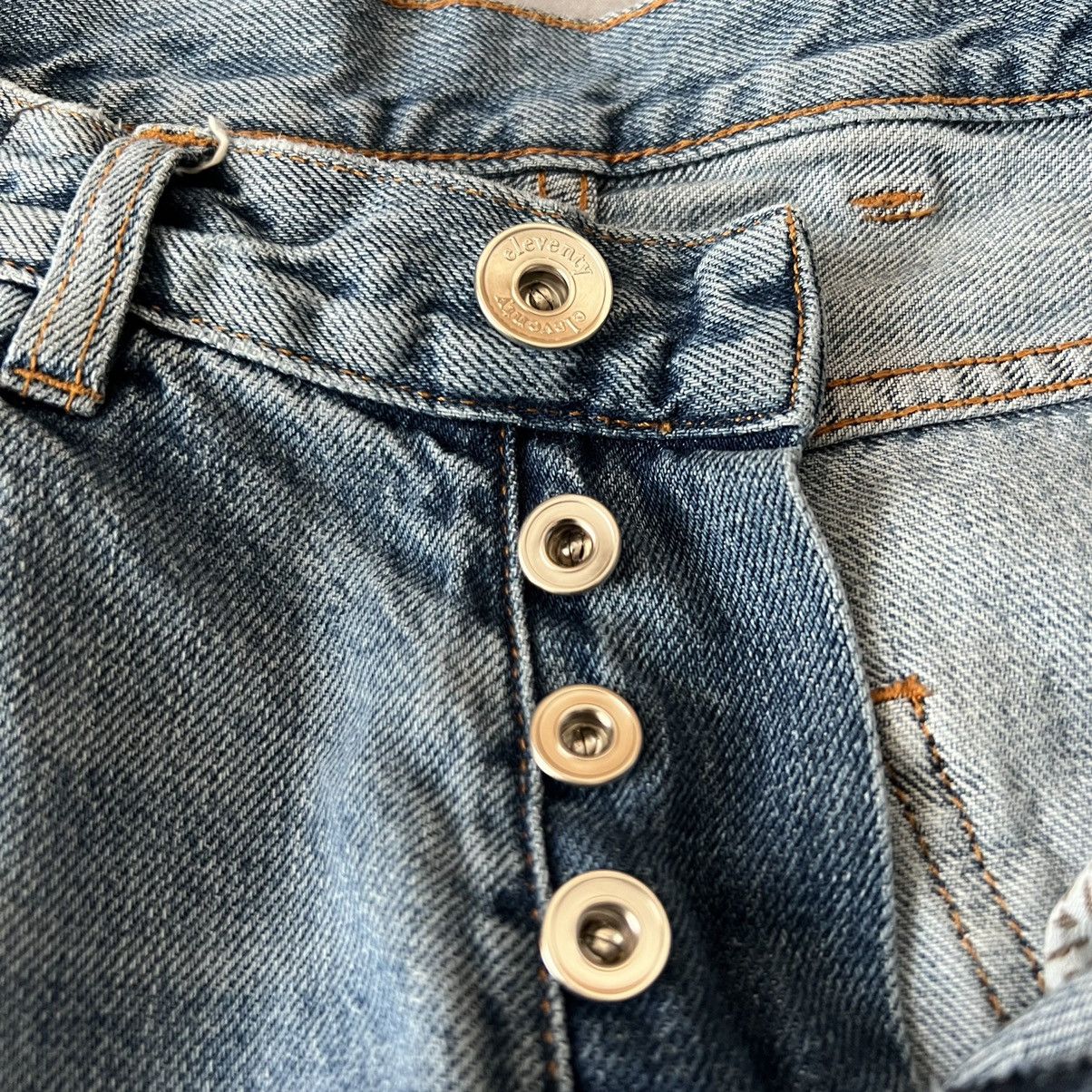 Eleventy Eleventy Blue Cotton Jeans Size US 32 / EU 48 - 7 Thumbnail