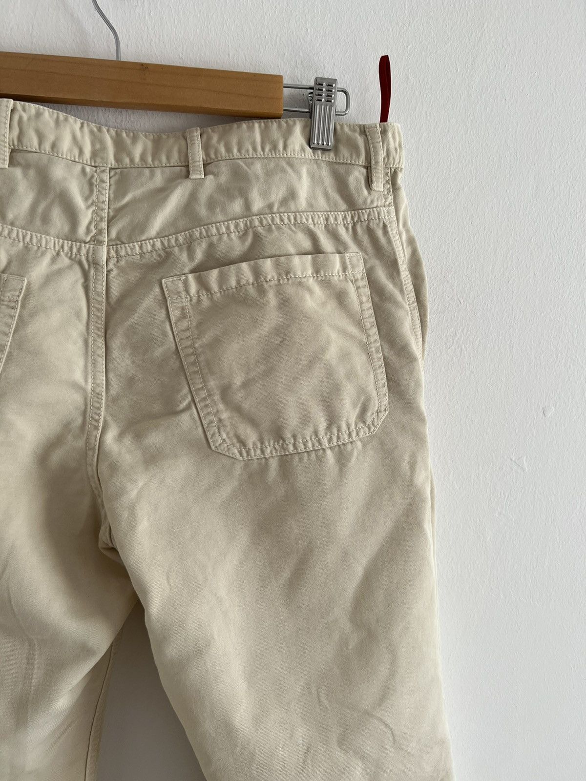 Prada Vintage Prada Sport Cotton-Linen Utility Trousers – Beige Size US 32 / EU 48 - 5 Thumbnail