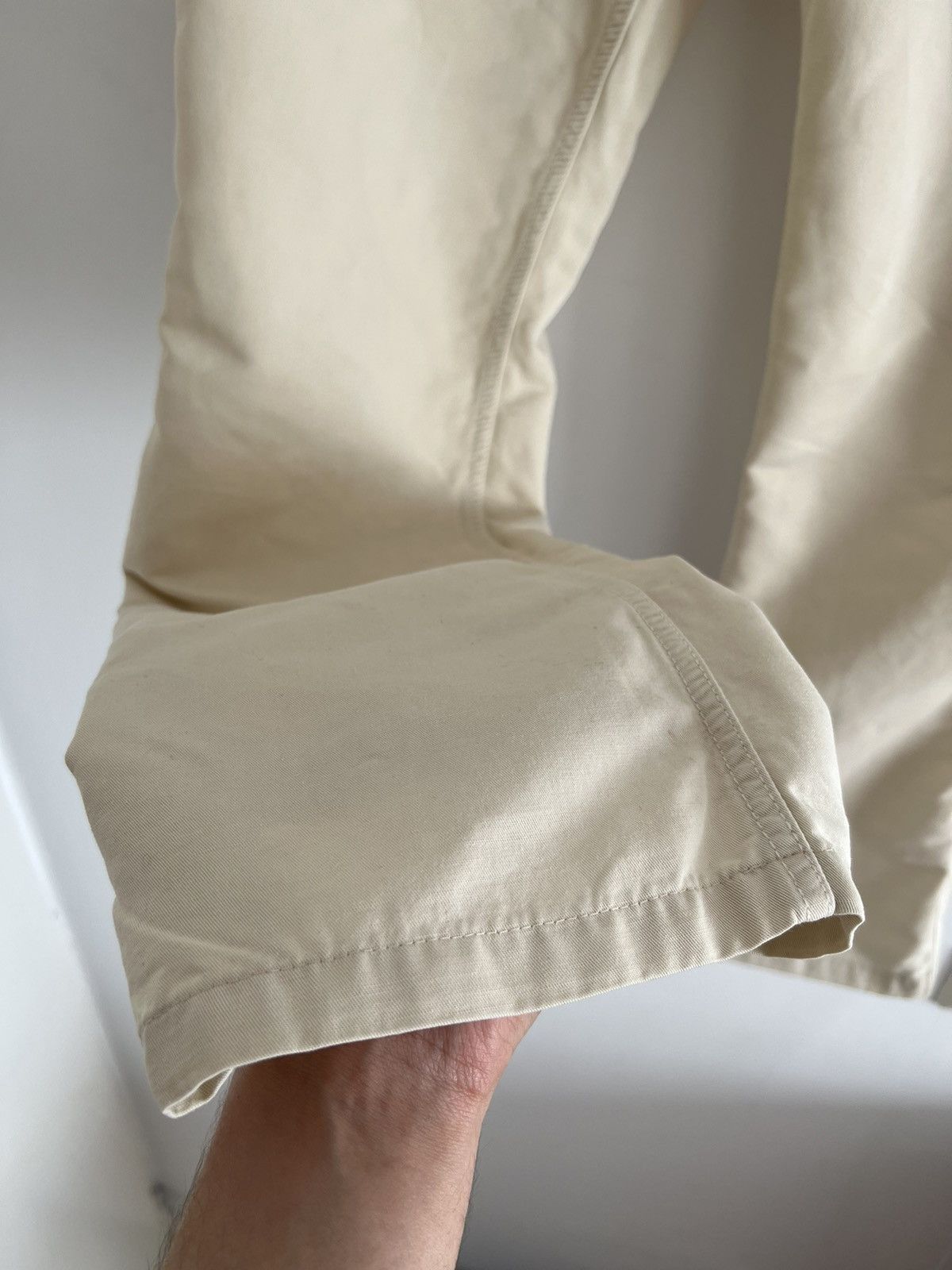 Prada Vintage Prada Sport Cotton-Linen Utility Trousers – Beige Size US 32 / EU 48 - 3 Thumbnail