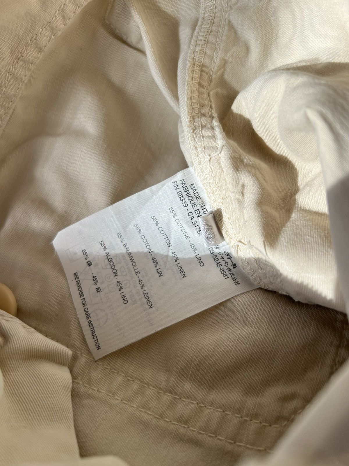 Prada Vintage Prada Sport Cotton-Linen Utility Trousers – Beige Size US 32 / EU 48 - 10 Thumbnail
