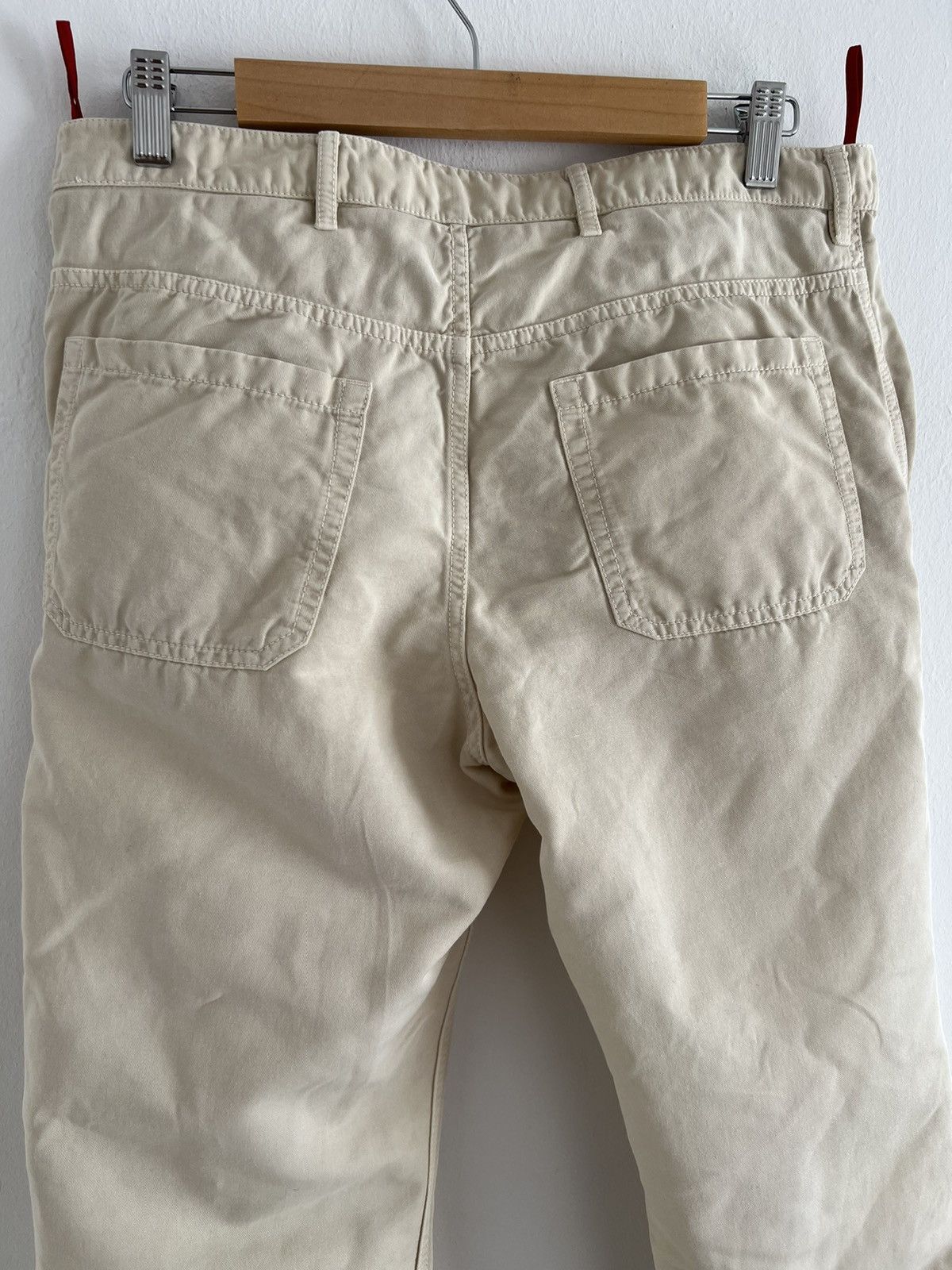 Prada Vintage Prada Sport Cotton-Linen Utility Trousers – Beige Size US 32 / EU 48 - 6 Thumbnail