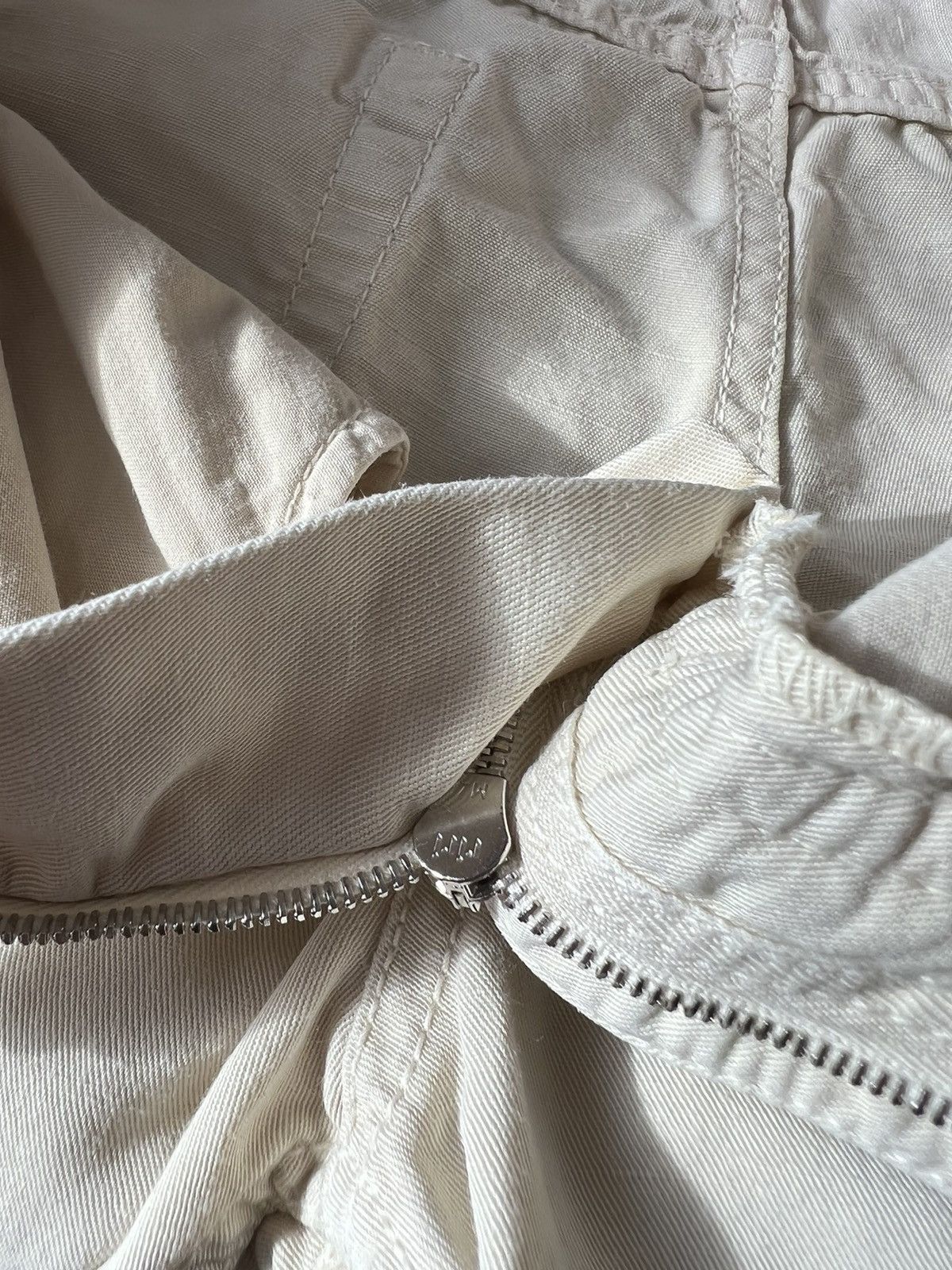 Prada Vintage Prada Sport Cotton-Linen Utility Trousers – Beige Size US 32 / EU 48 - 9 Thumbnail