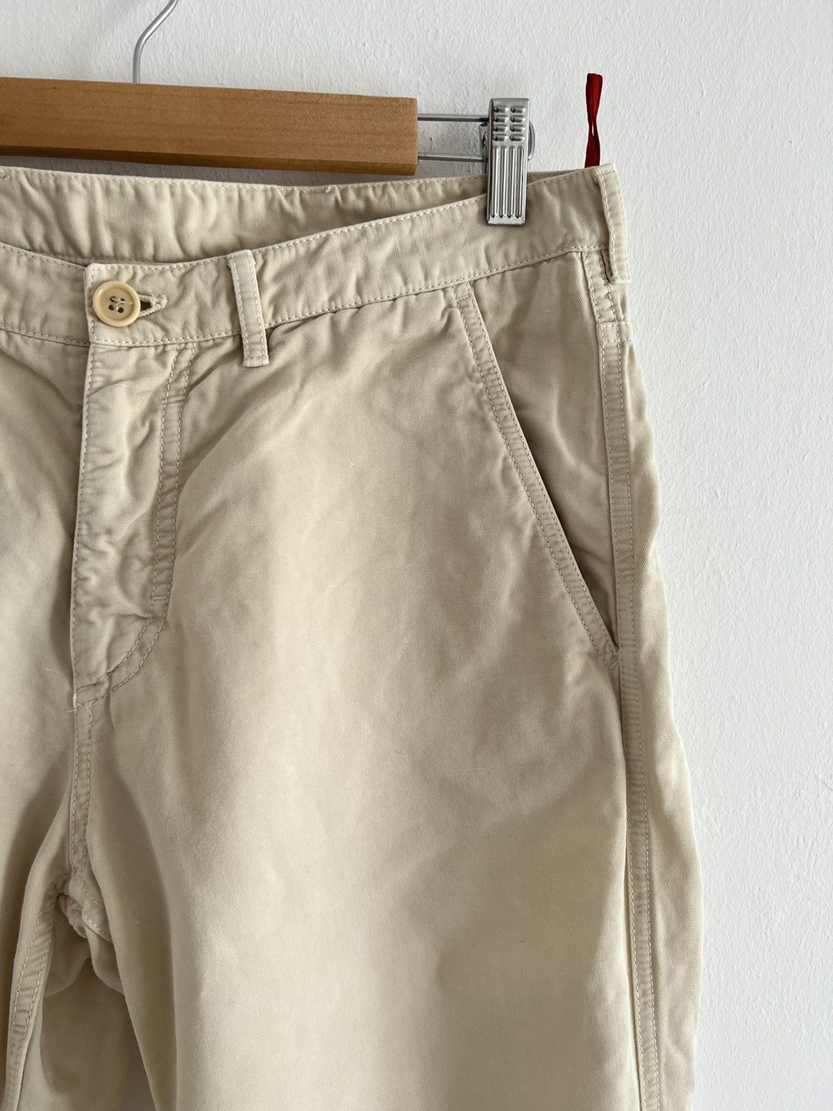 Prada Vintage Prada Sport Cotton-Linen Utility Trousers – Beige Size US 32 / EU 48 - 4 Thumbnail