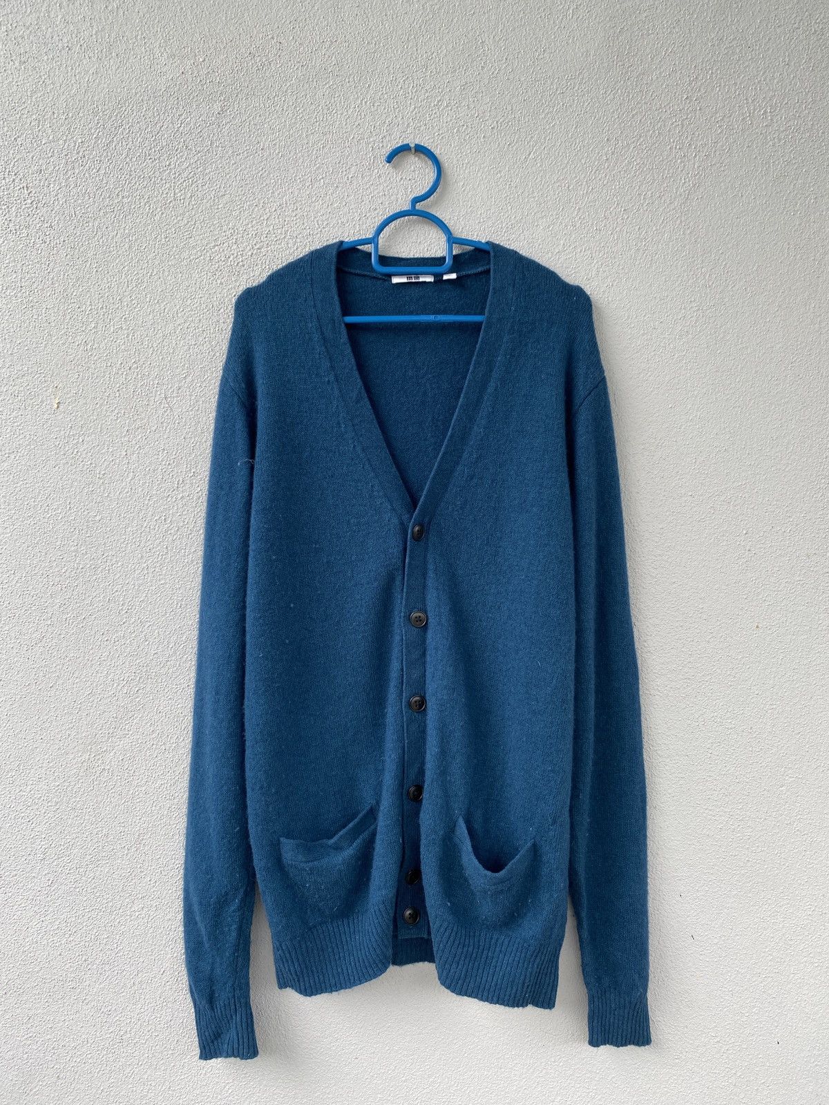 Aran Isles Knitwear × Japanese Brand Vintage uniqlo cardigan knitwear Size US M / EU 48-50 / 2 - 1 Thumbnail