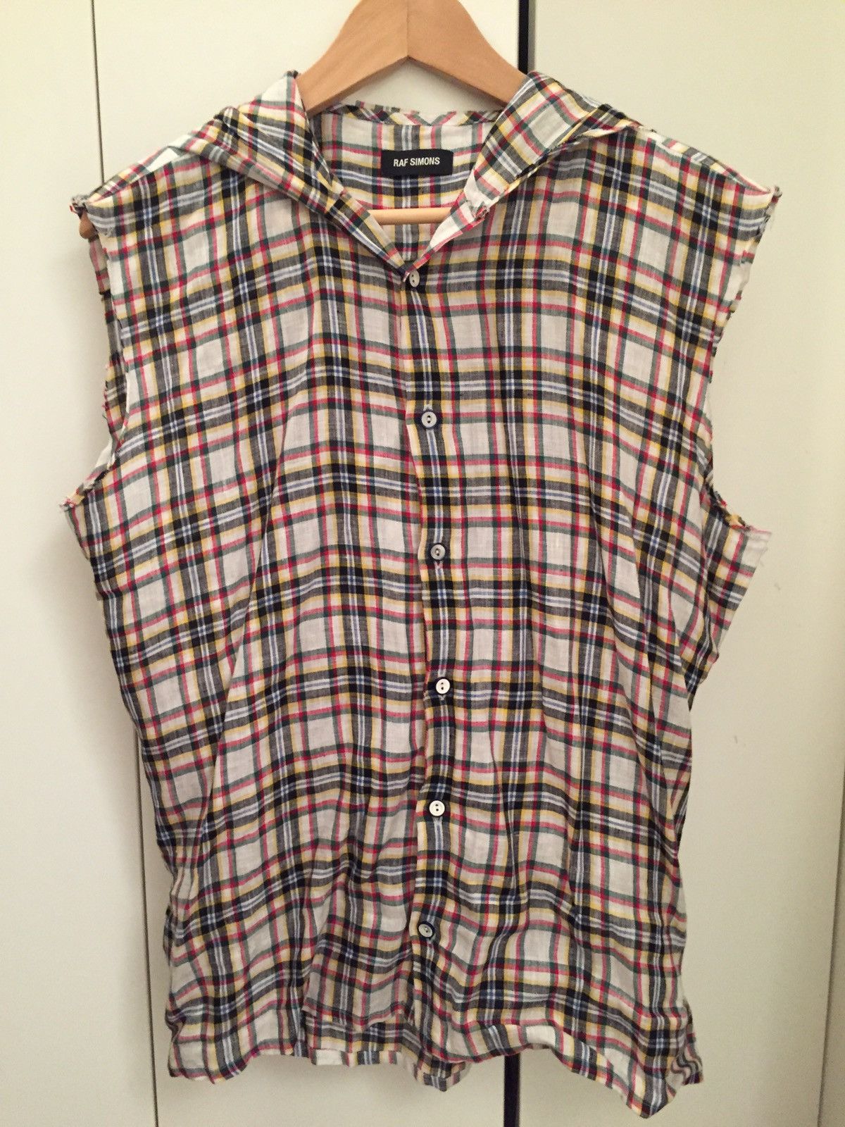 トップス raf simons Life on Mars checked shirt Raf Simons Life on Mars Checked Shirt | Grailed