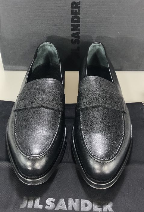 Raf Simons JIL SANDER x RAF SIMONS BLACK UNCUT VAMP ABSTRACT LOAFER NEW ...