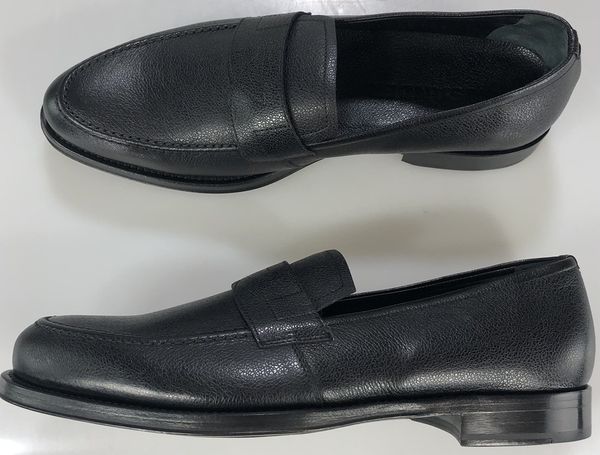 Raf Simons JIL SANDER x RAF SIMONS BLACK UNCUT VAMP ABSTRACT LOAFER NEW ...