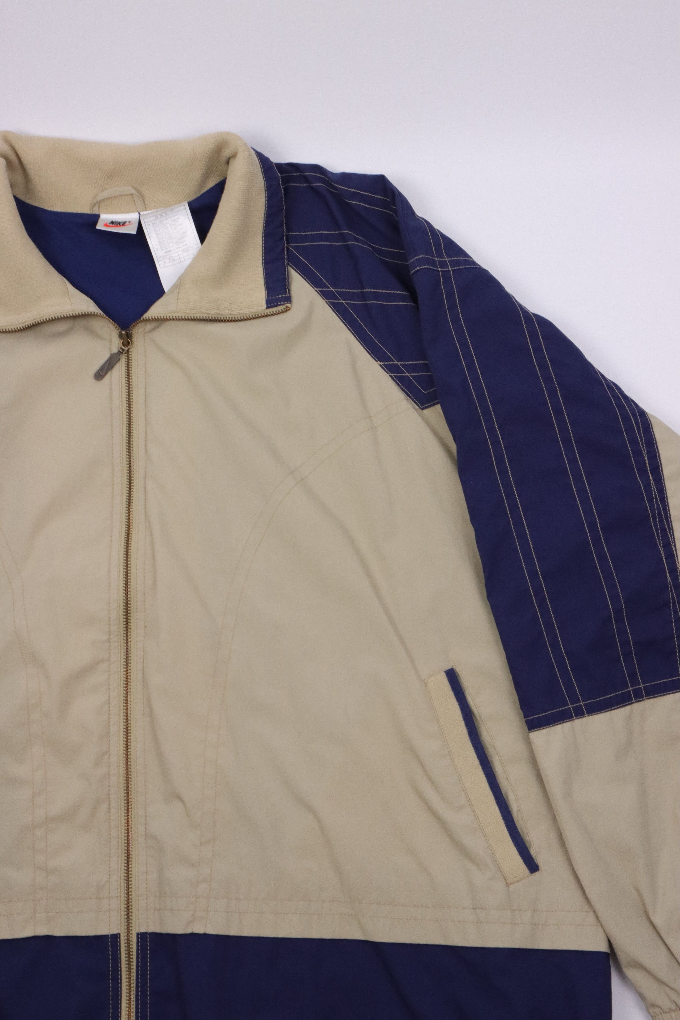 Nike × Vintage 90s Vintage Nike Zip Jacket Size US XXL / EU 58 / 5 - 7 Thumbnail