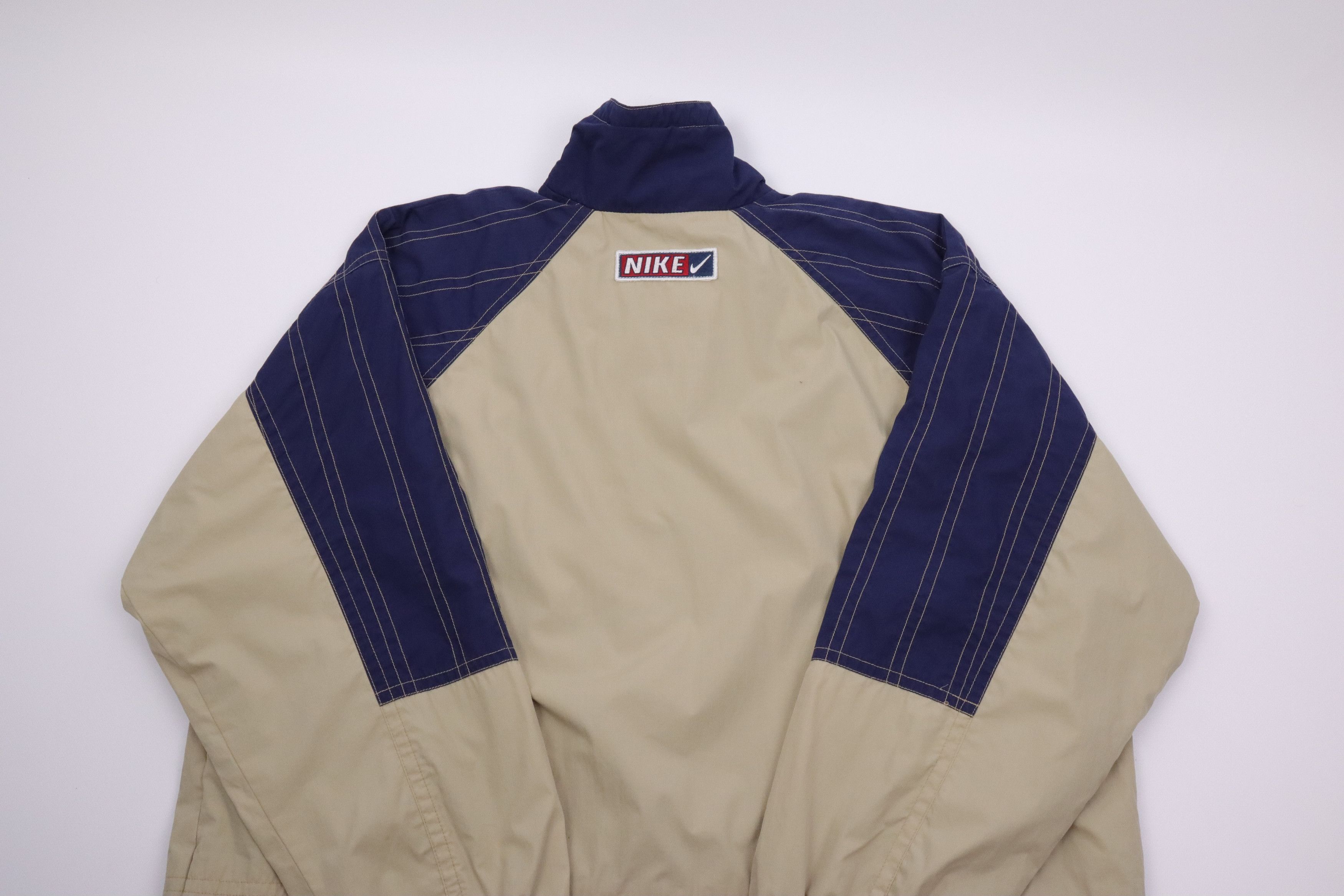 Nike × Vintage 90s Vintage Nike Zip Jacket Size US XXL / EU 58 / 5 - 15 Thumbnail