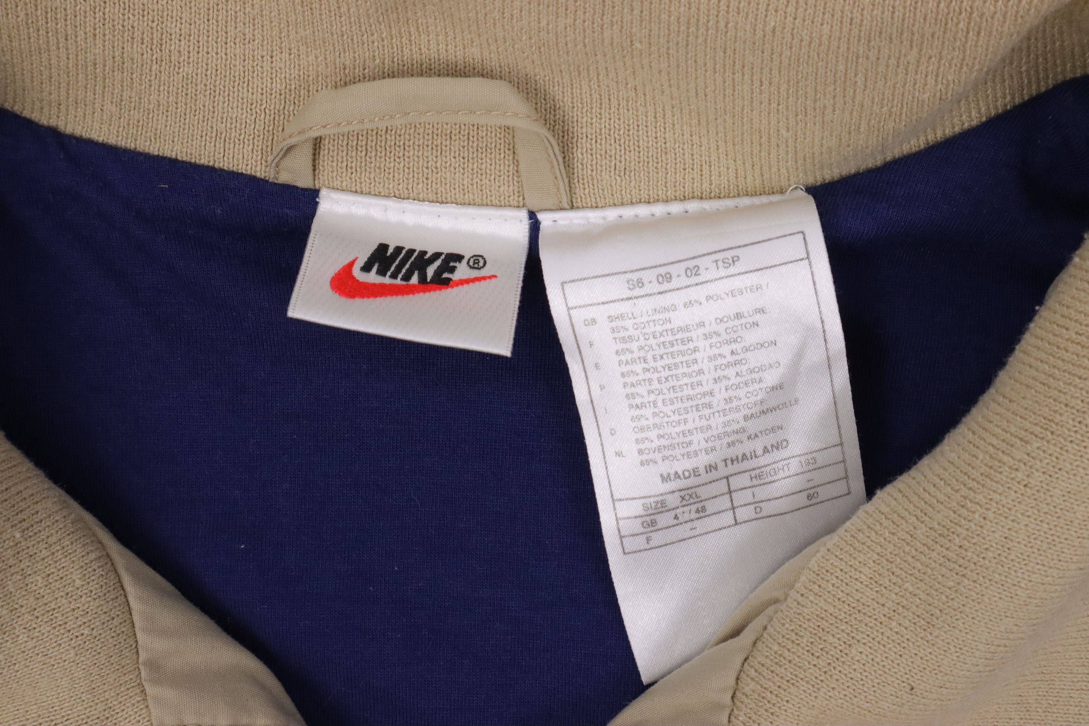Nike × Vintage 90s Vintage Nike Zip Jacket Size US XXL / EU 58 / 5 - 20 Thumbnail
