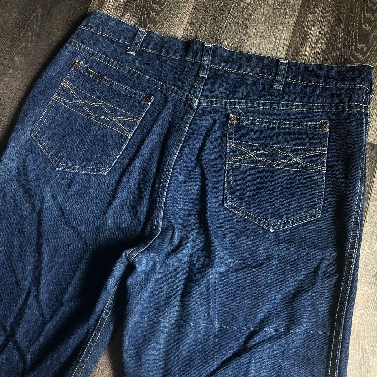 Levi's Vintage 1980s Levi’s Black Tab Western Denim Jeans 38x32 Size US 38 / EU 54 - 3 Thumbnail