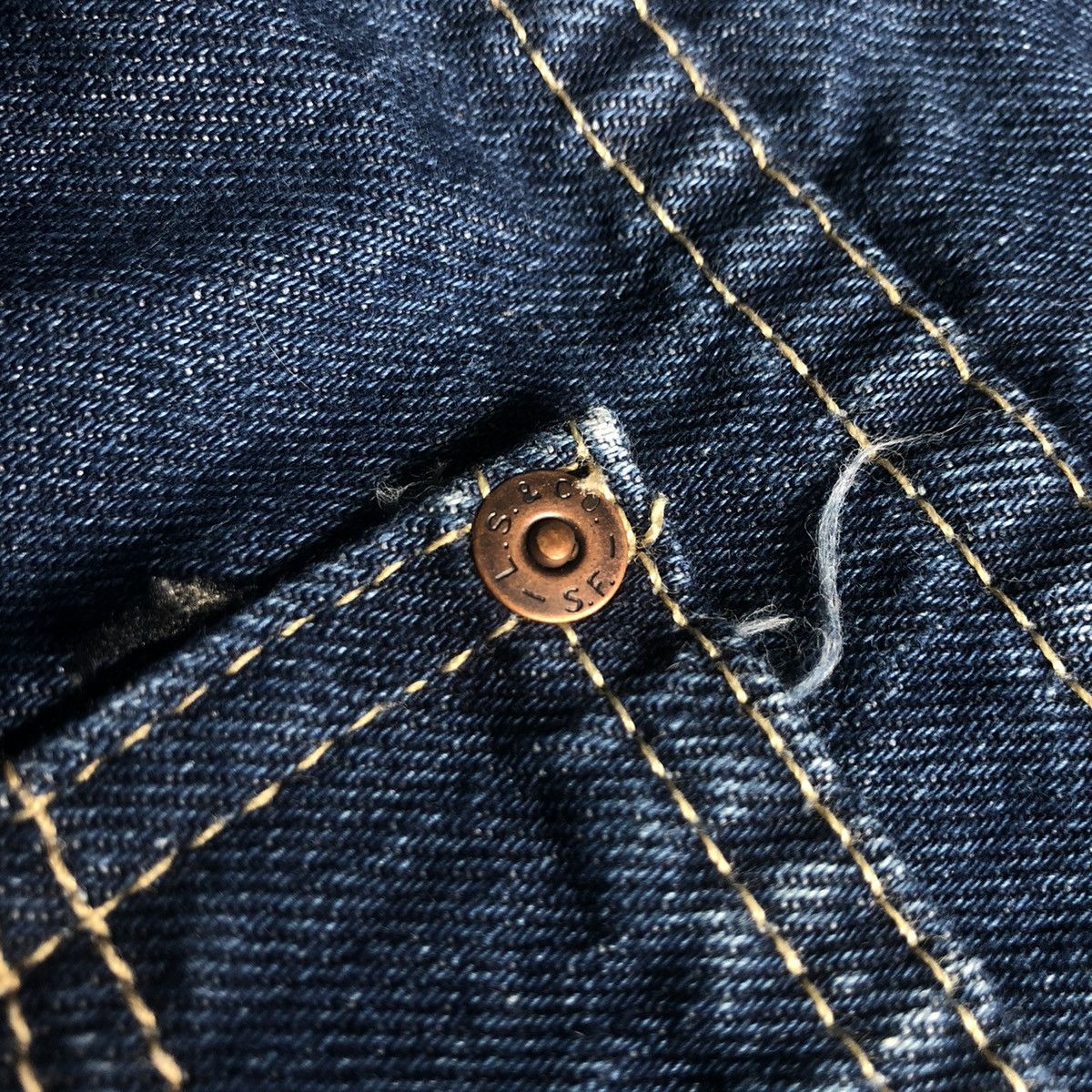 Levi's Vintage 1980s Levi’s Black Tab Western Denim Jeans 38x32 Size US 38 / EU 54 - 6 Thumbnail